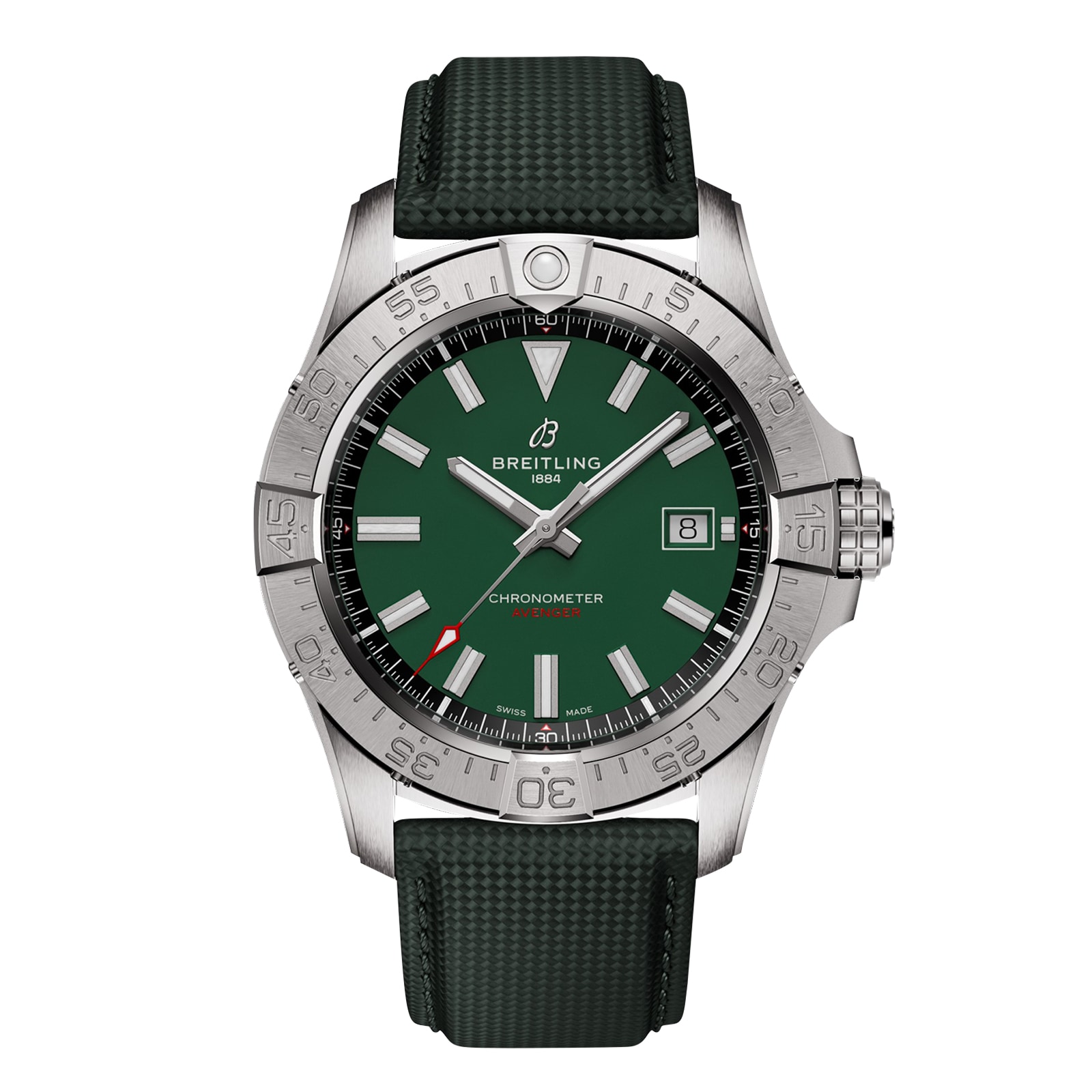 Breitling Avenger Automatic 42mm Green Leather