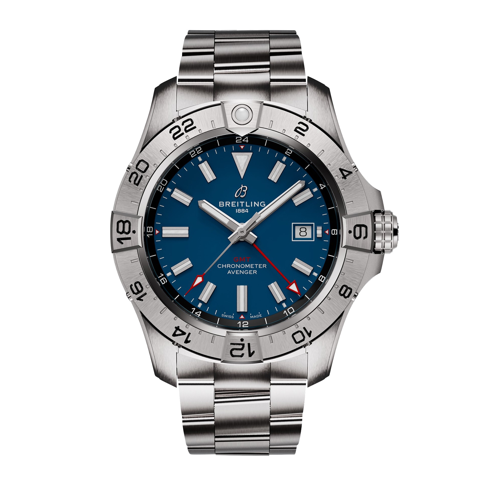 Breitling Avenger Automatic GMT 44mm Blue Stainless Steel