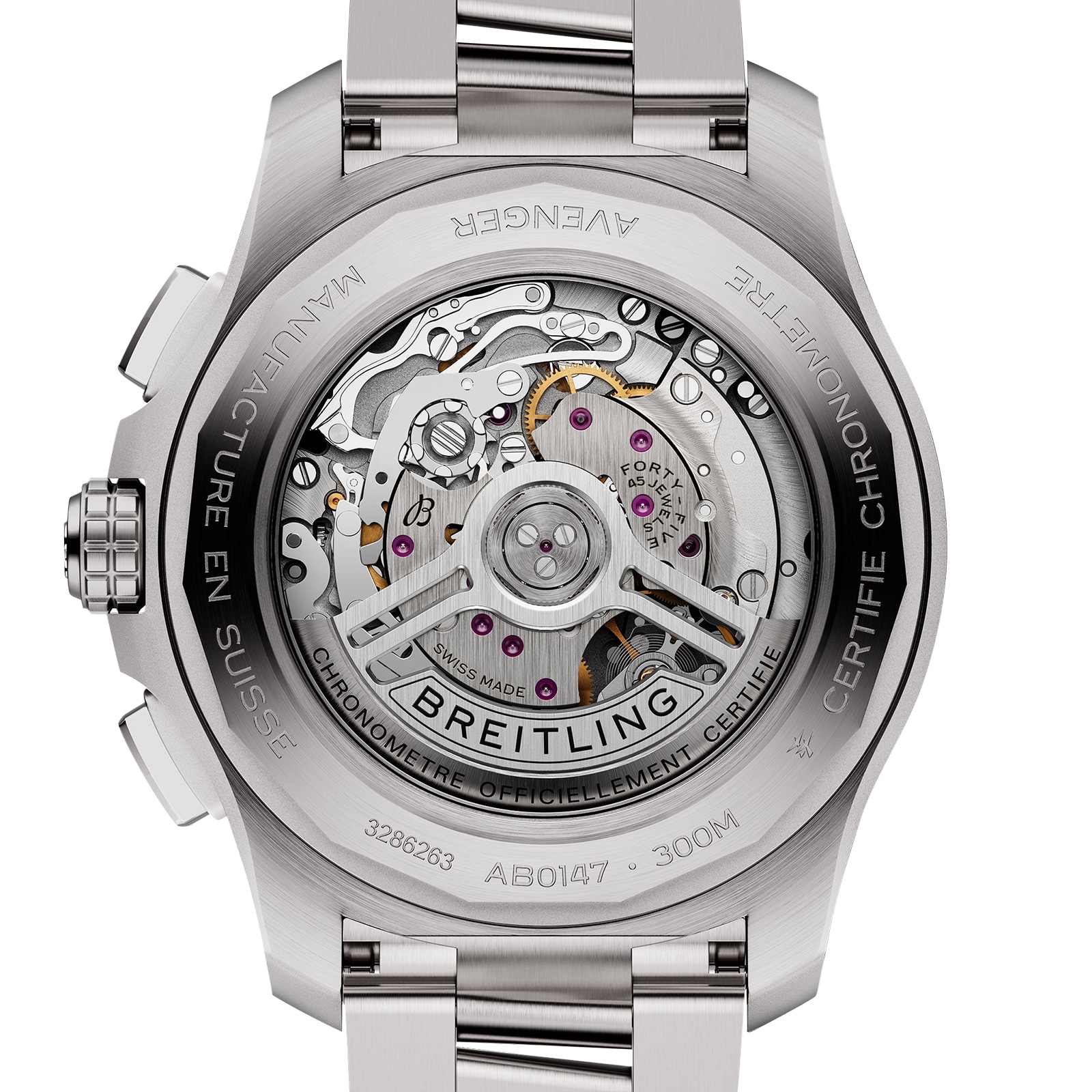 Breitling Avenger Chronograph B01 44mm Beige Stainless Steel