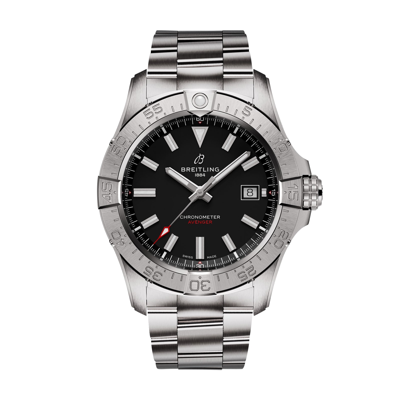 Breitling Avenger Automatic 42mm Black Stainless Steel