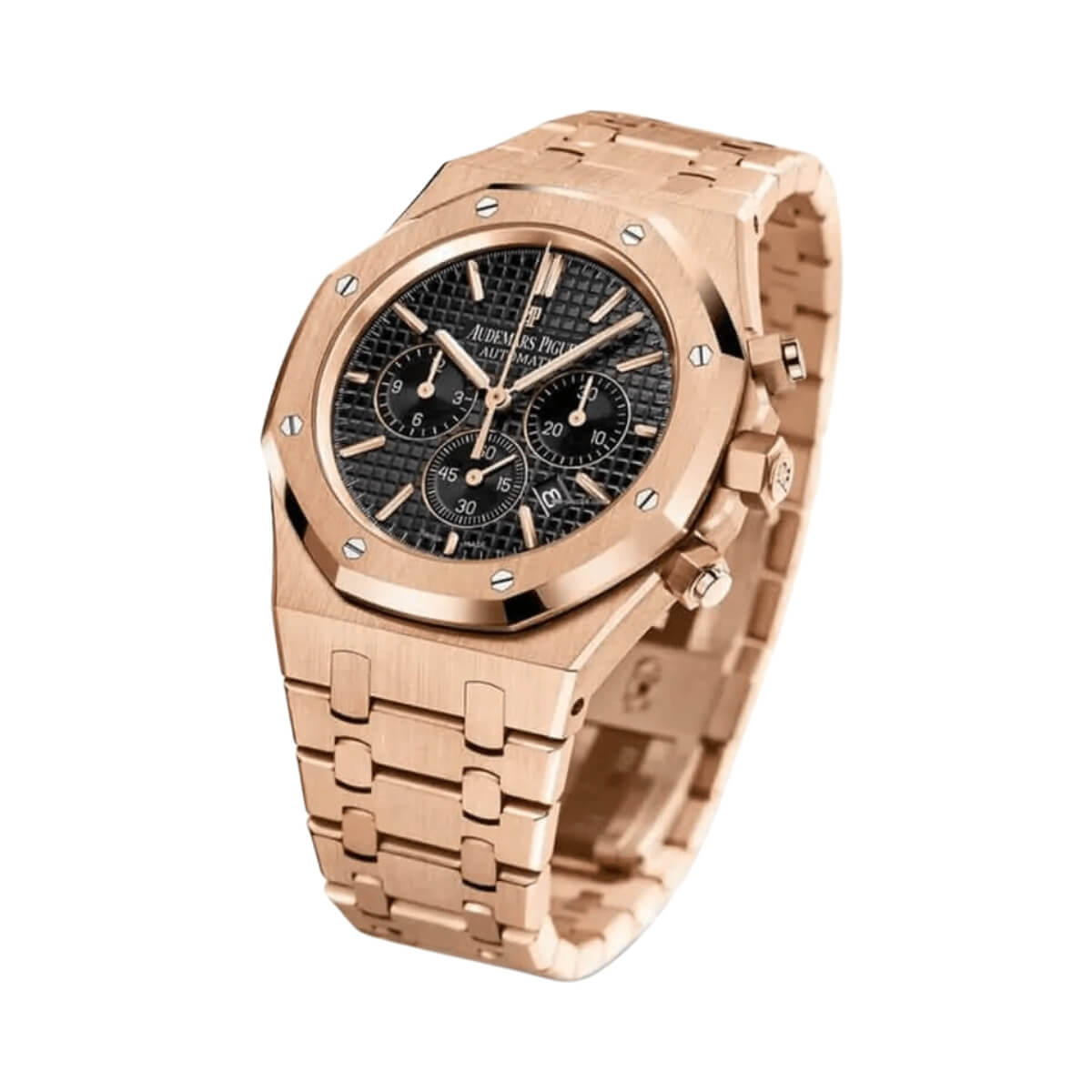 ROYAL OAK Pink Gold Black Dial CHRONOGRAPH 41mm