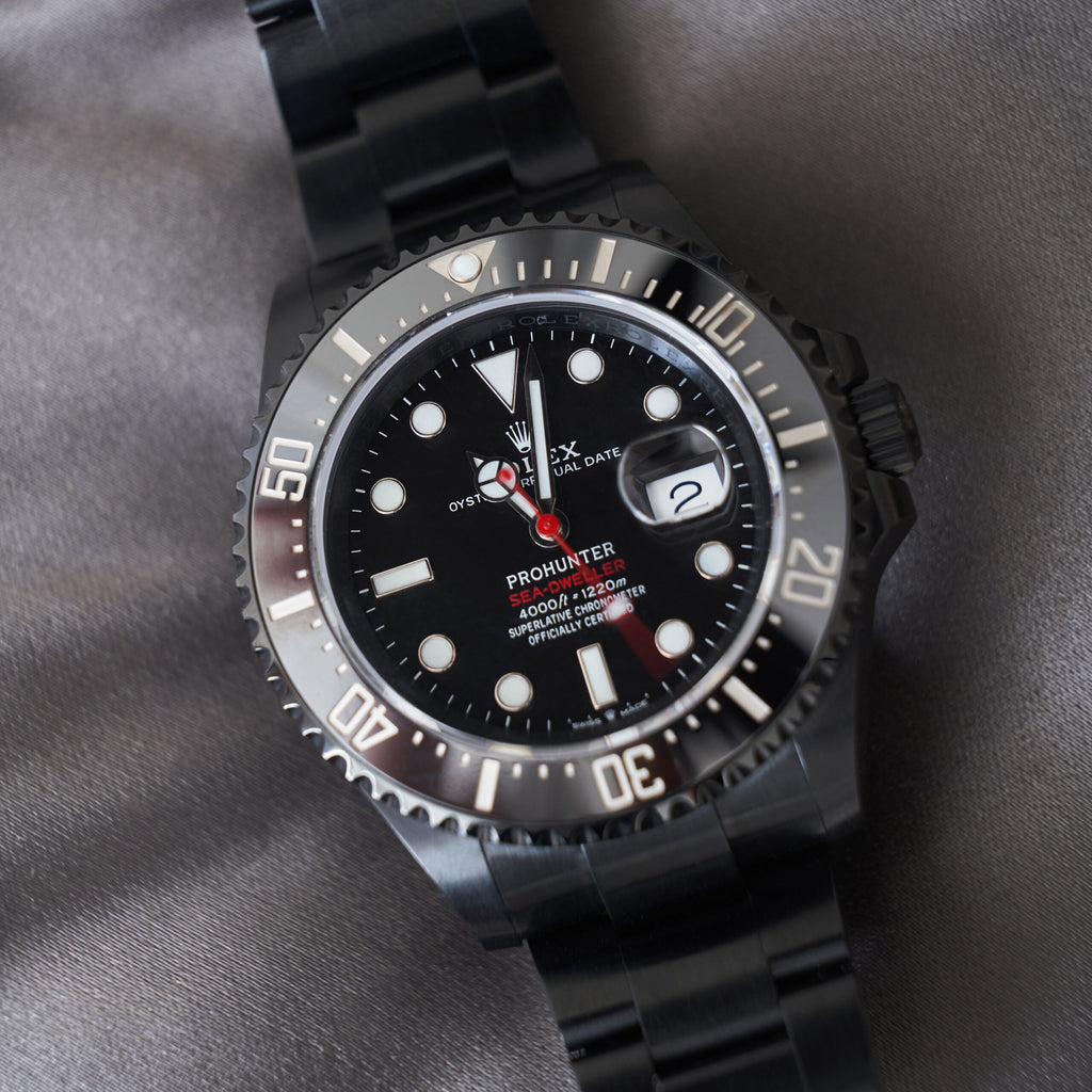 Sea Dweller Full Black Multiple Dial Color Options 43mm