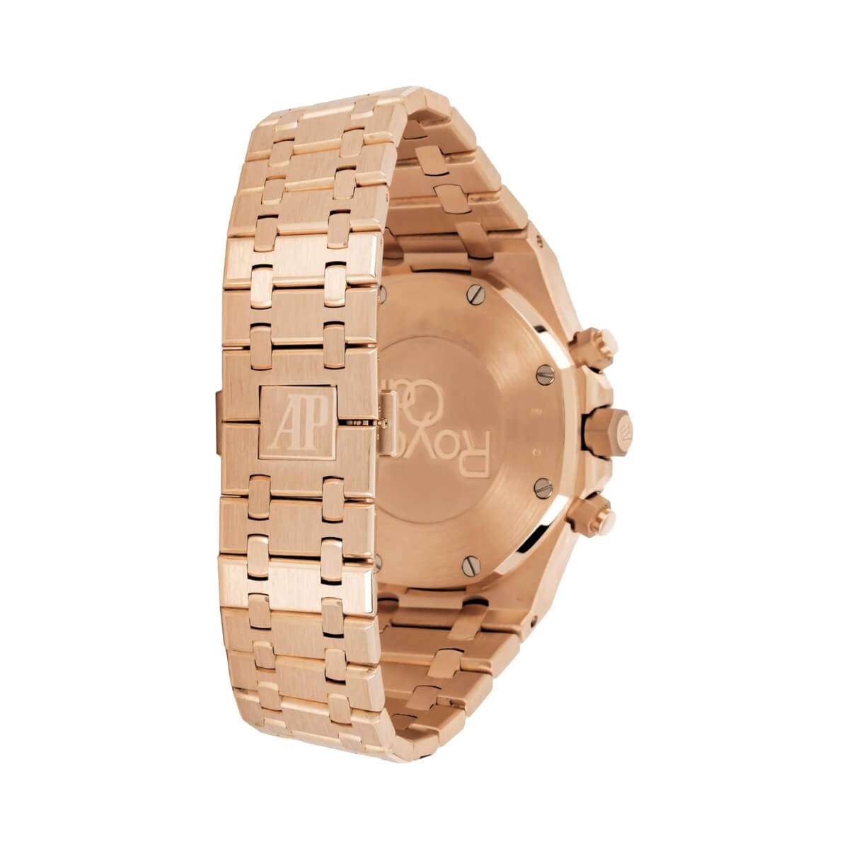 ROYAL OAK Pink Gold Silver-Toned Dial CHRONOGRAPH 41mm