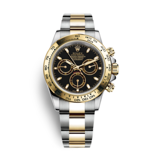 Daytona Two Tone Black Dial 40mm