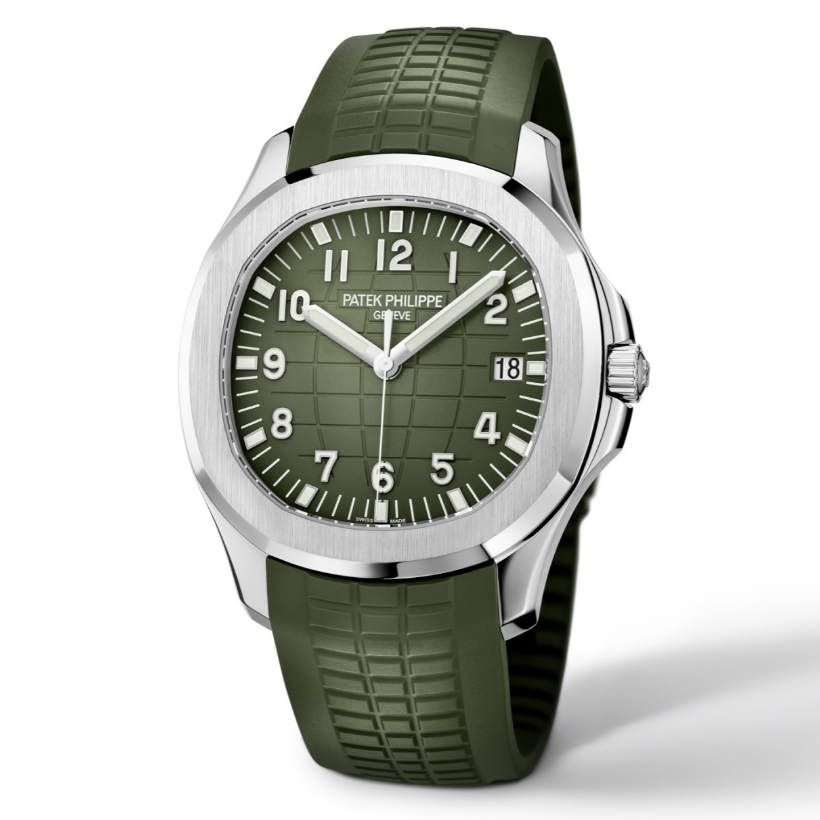 Patek Philippe Aquanaut Khaki Green Dial Watch 5168G-010