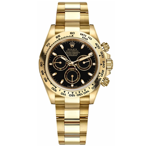 Daytona Gold Black Dial 40mm