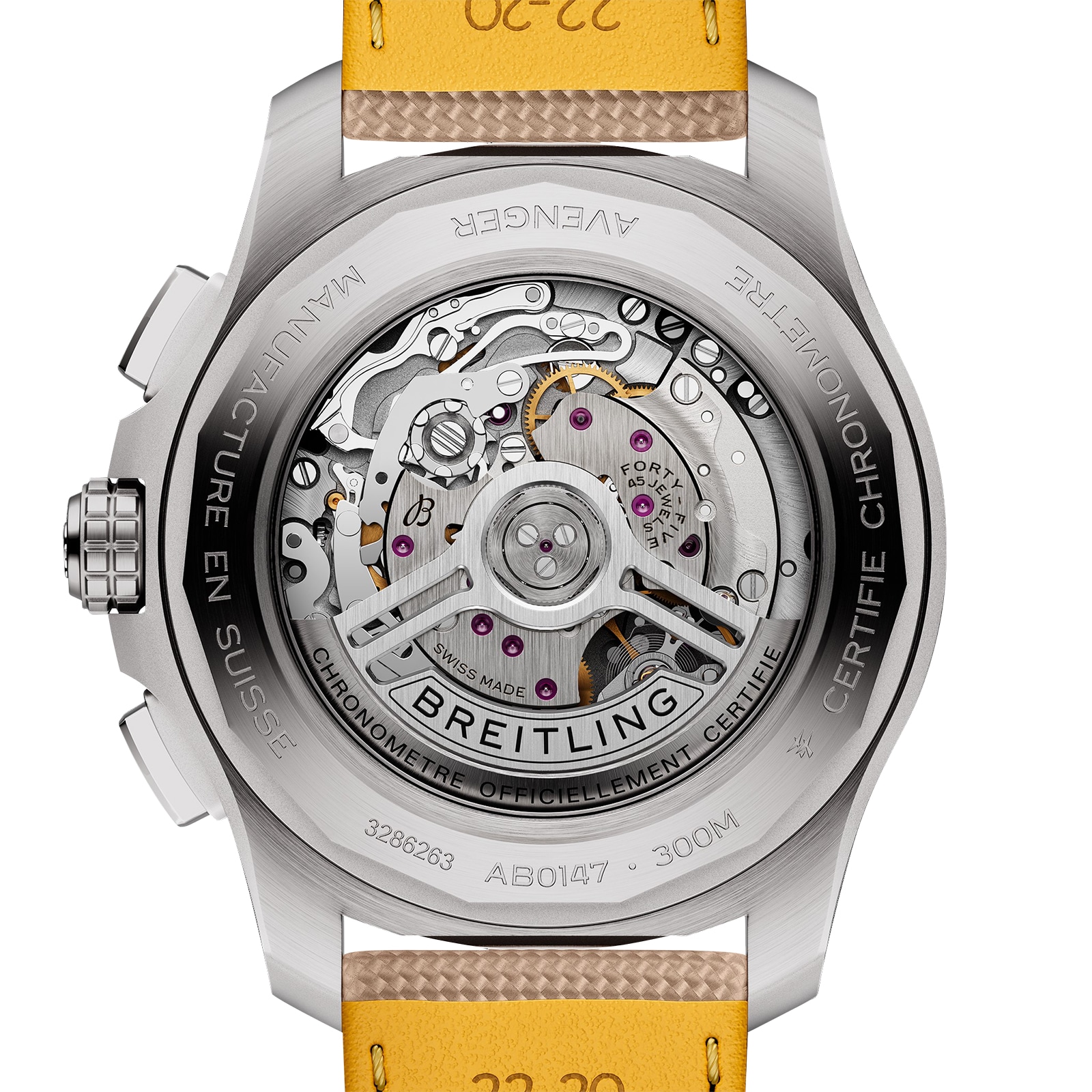 Breitling Avenger B01 Chronograph 44mm Beige Leather