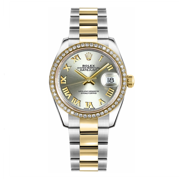 Rolex Datejust 31 Ladies Diamond Watch 178383-0040