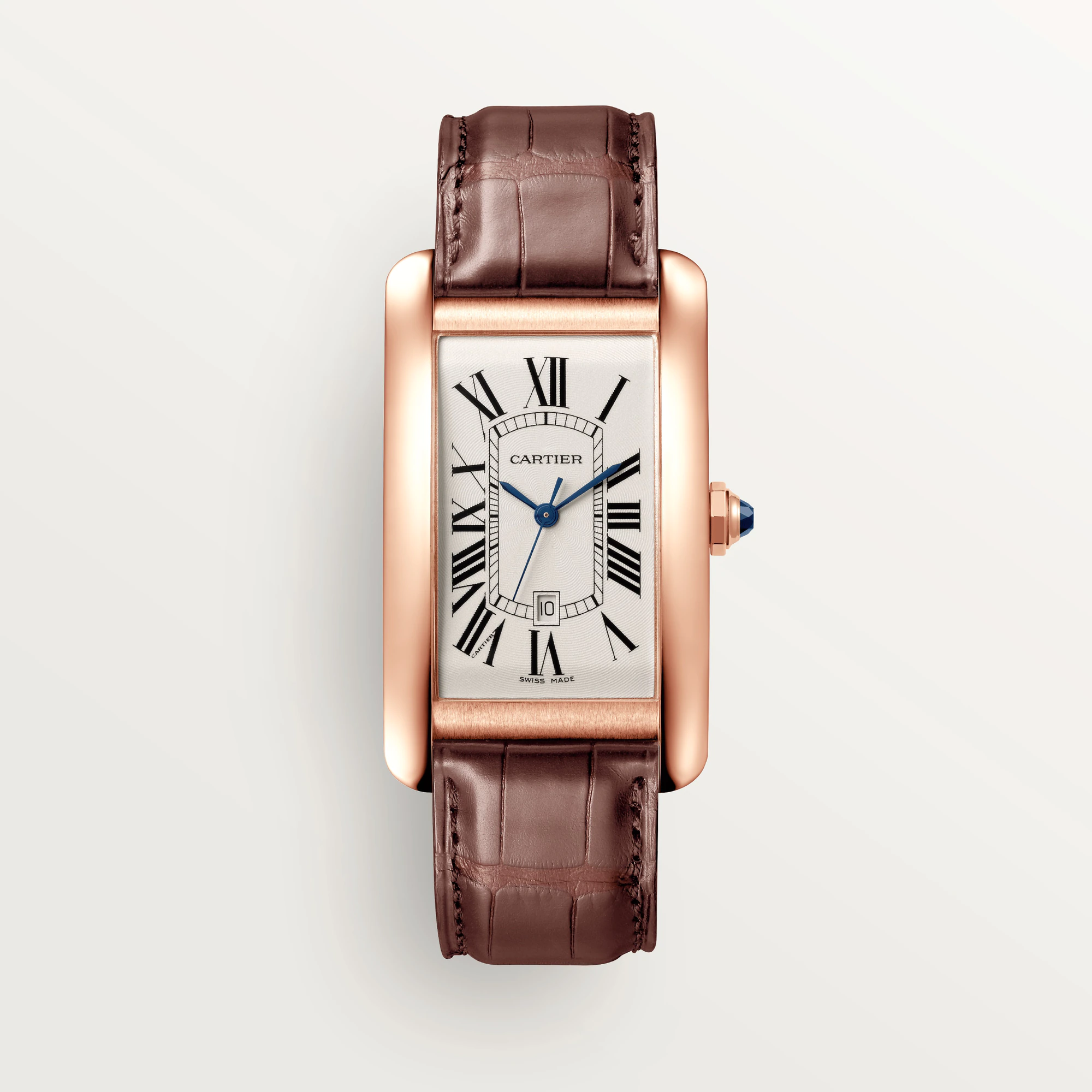Cartier Tank Rose Gold Men’s  Watch, WGTA0047