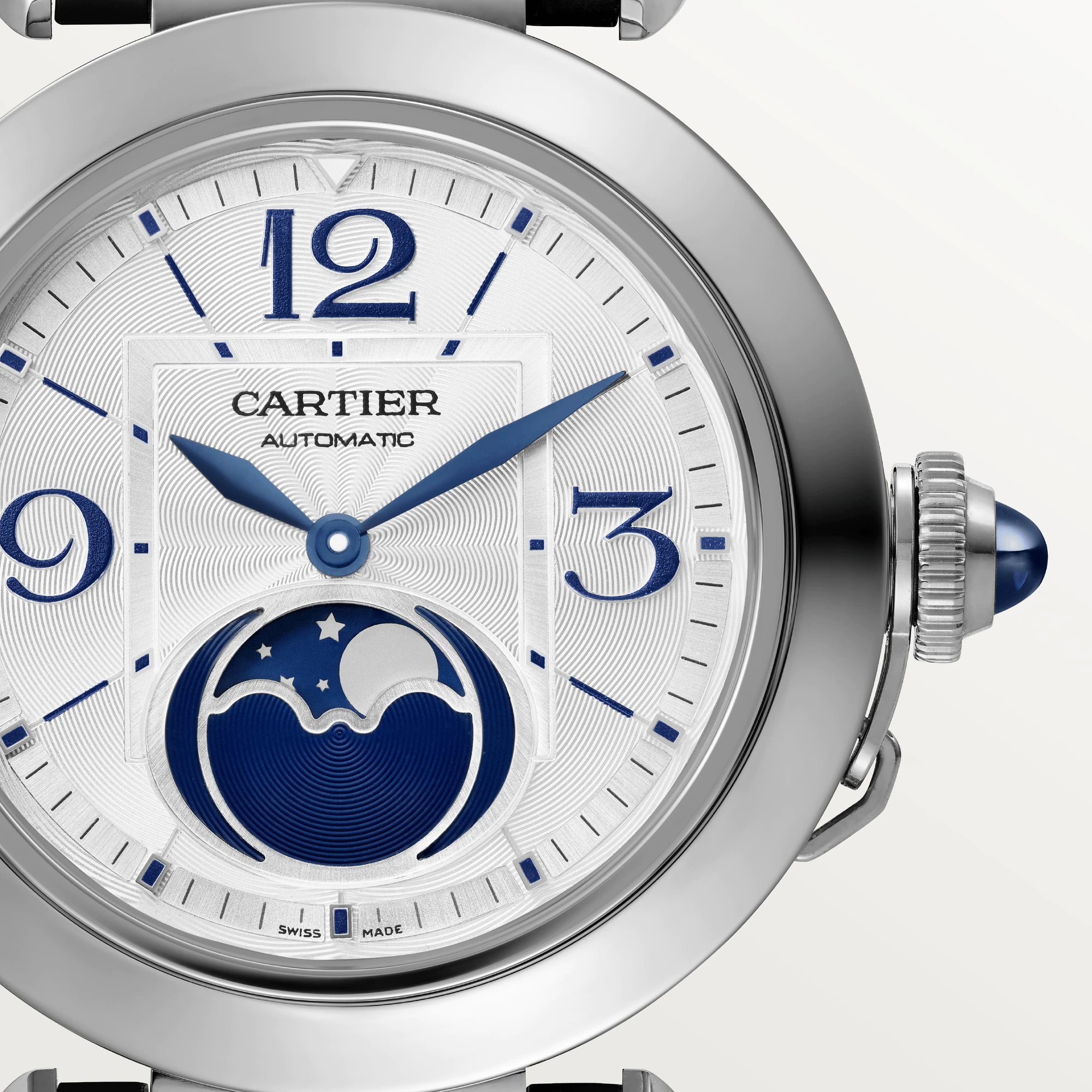 Cartier Pasha 41 mm Stainless steel Men’s Watch, WSPA0030