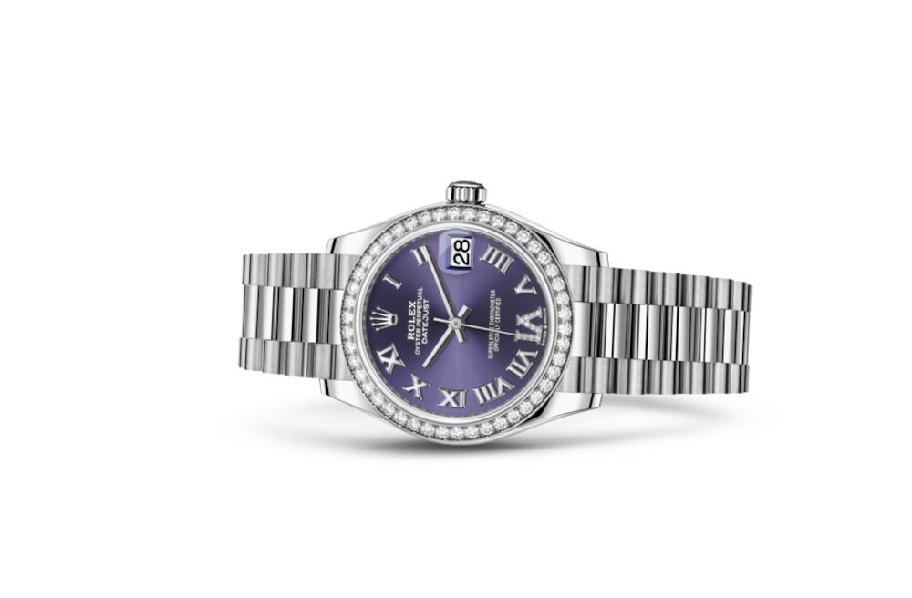 LadyRolex DATEJUST 31 Aubergine Set With Diamonds，278289RBR