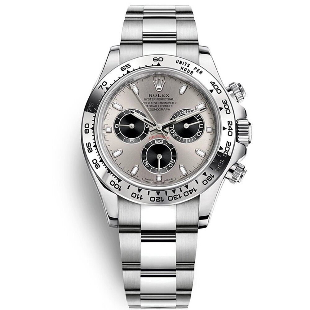 Rolex White Gold Daytona 116509 Steel and Black-44mm