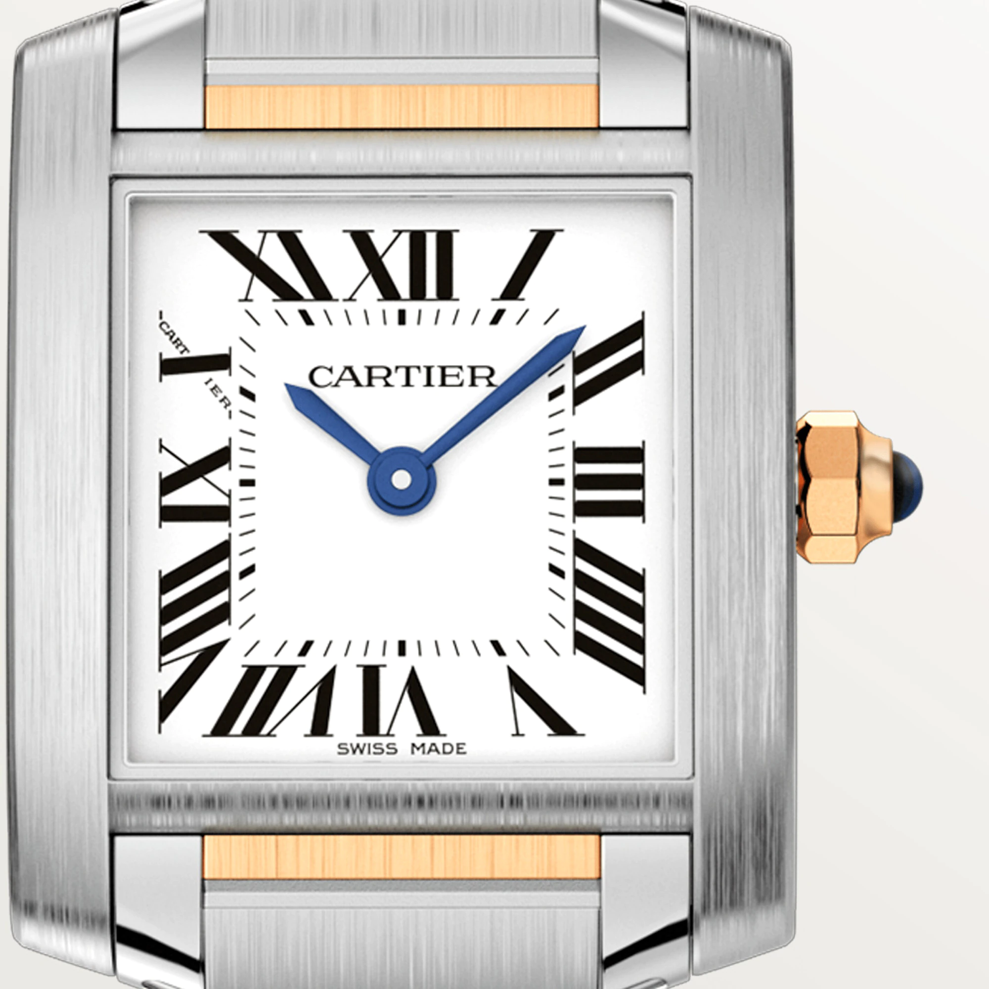 Cartier Tank Francaise Stainless Steel & Yellow Gold Lady’s Watch, W2TA0003