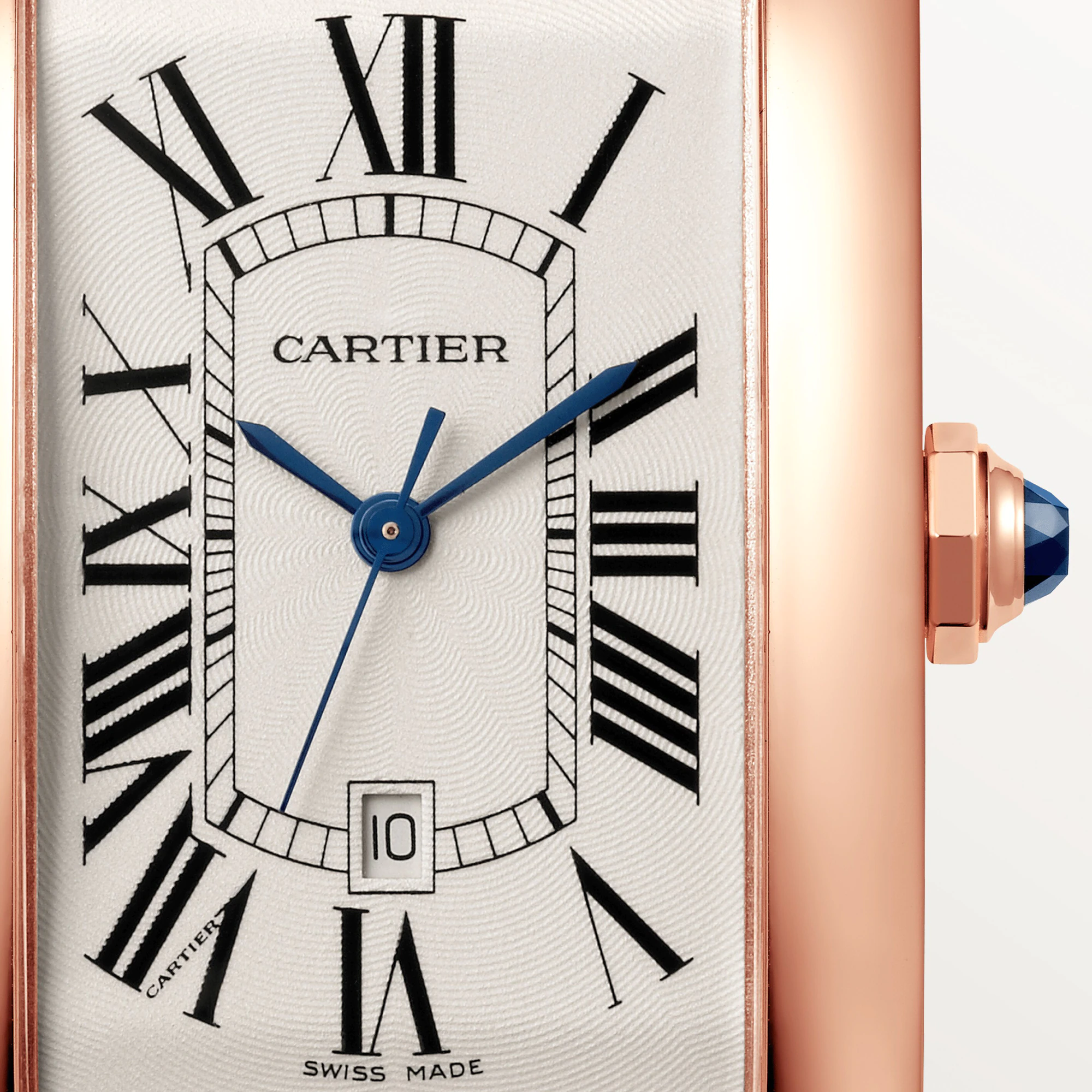 Cartier Tank Américaine 18K Rose Gold Watch, W2609156