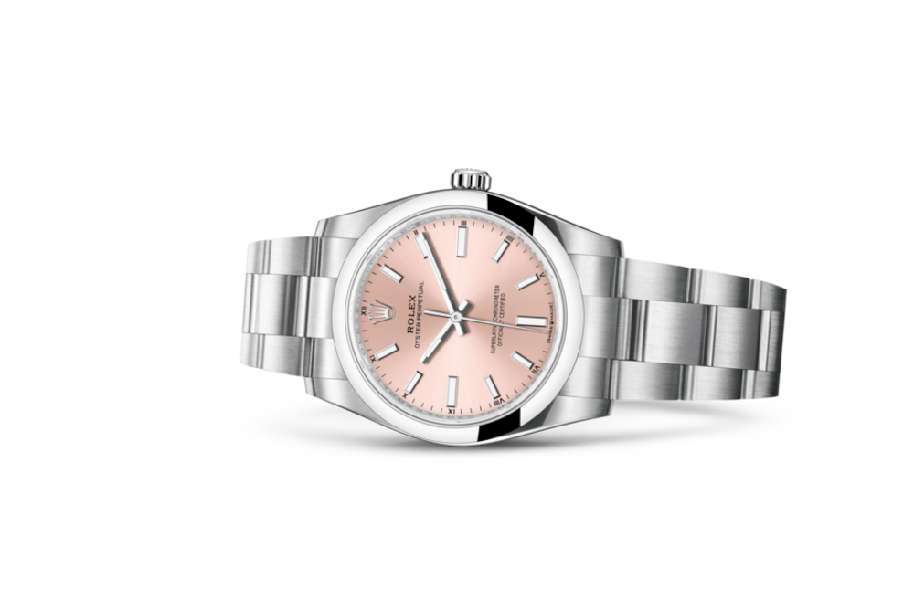 LadyRolex  OYSTER PERPETUAL 34 Pink ，124200