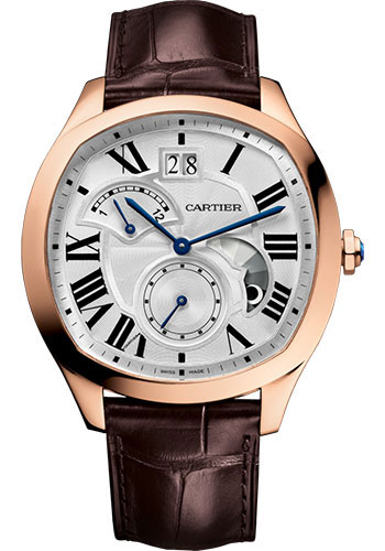 Cartier Drive Second Time Zone Day/Night 18K Rose Gold Men’s Watch, WGNM0005
