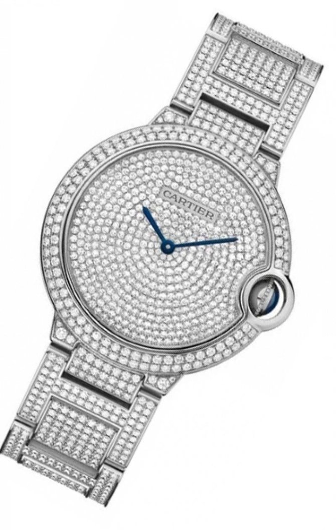 Cartier Ballon Bleu 36mm White Gold & Diamond Lady’s Watch, HPI00581
