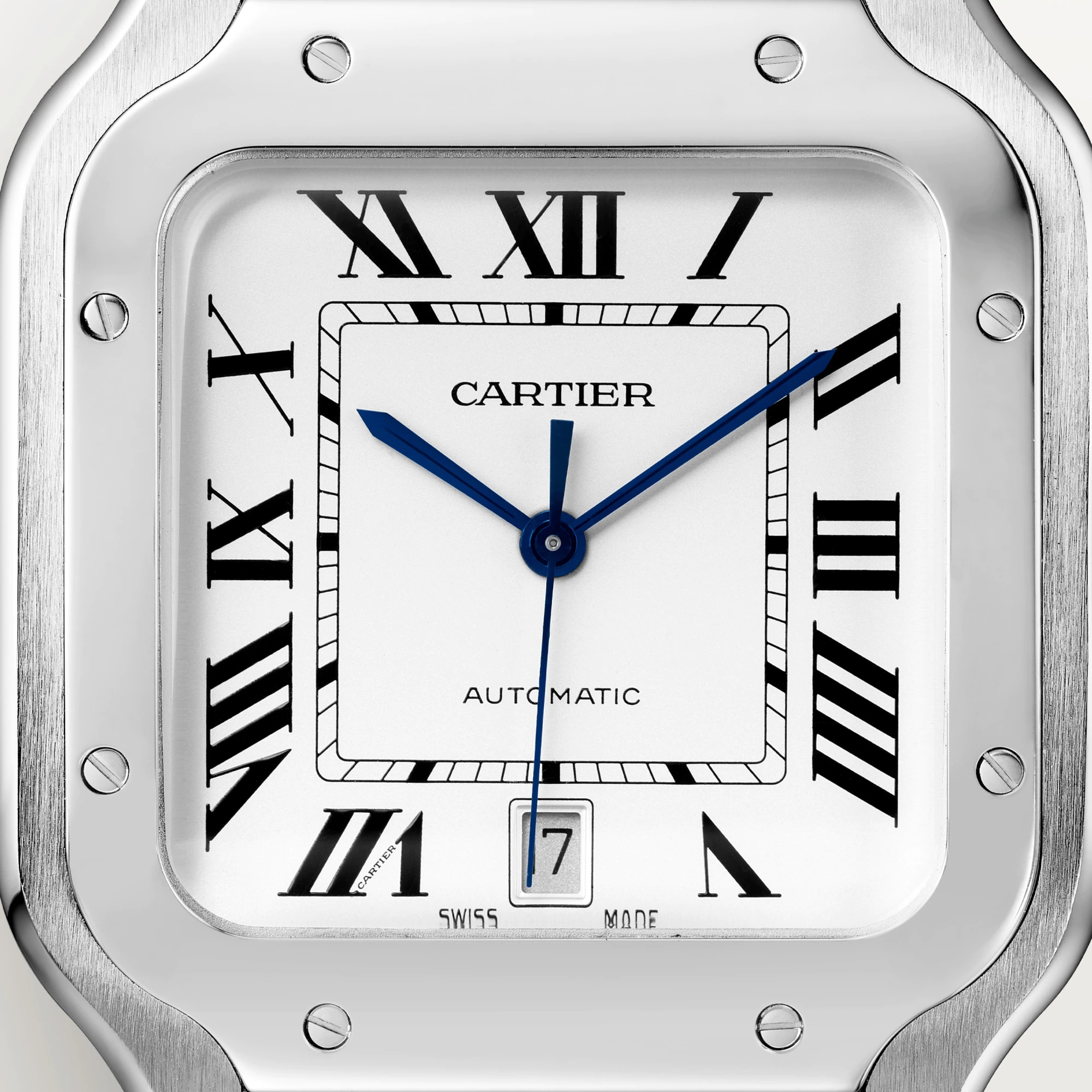 Cartier Santos Stainless Steel Men’s Watch, WSSA0018