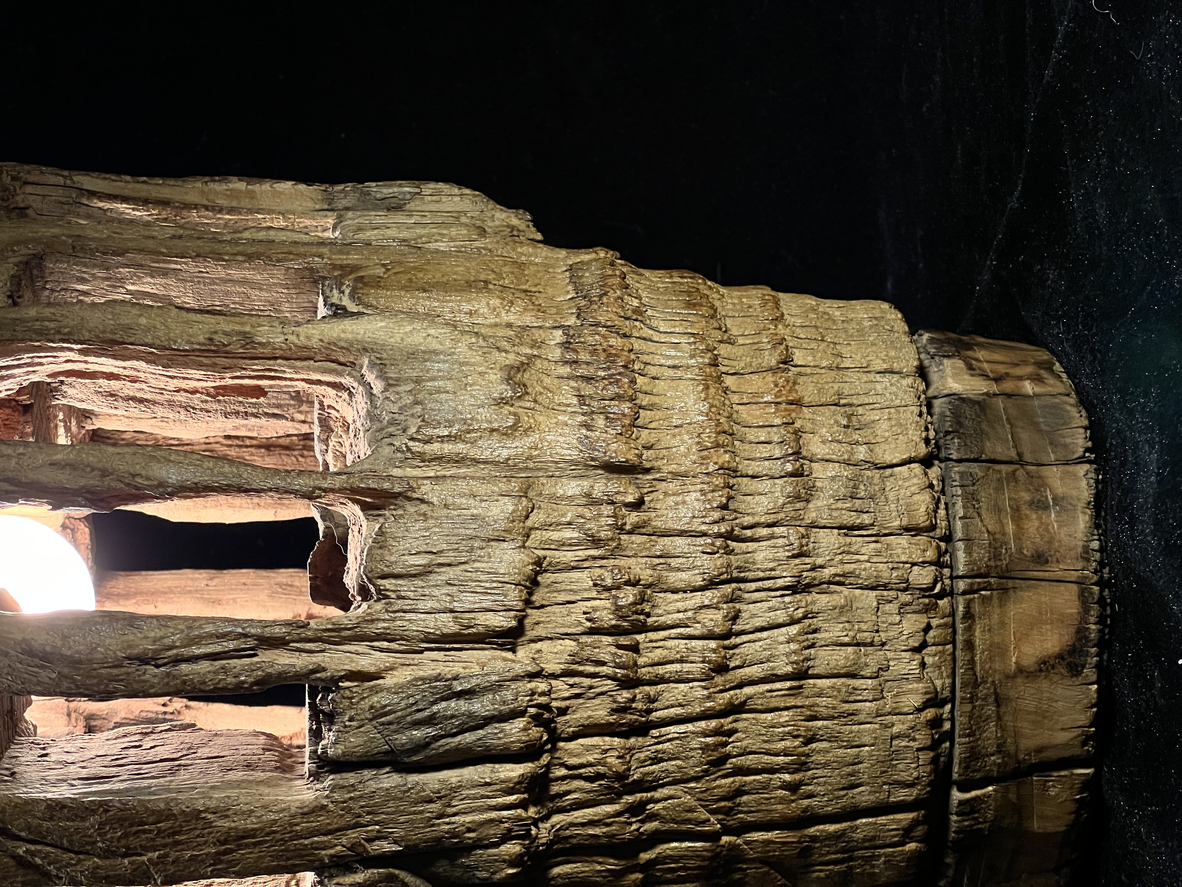 Original handmade old wood and new atmosphere light 