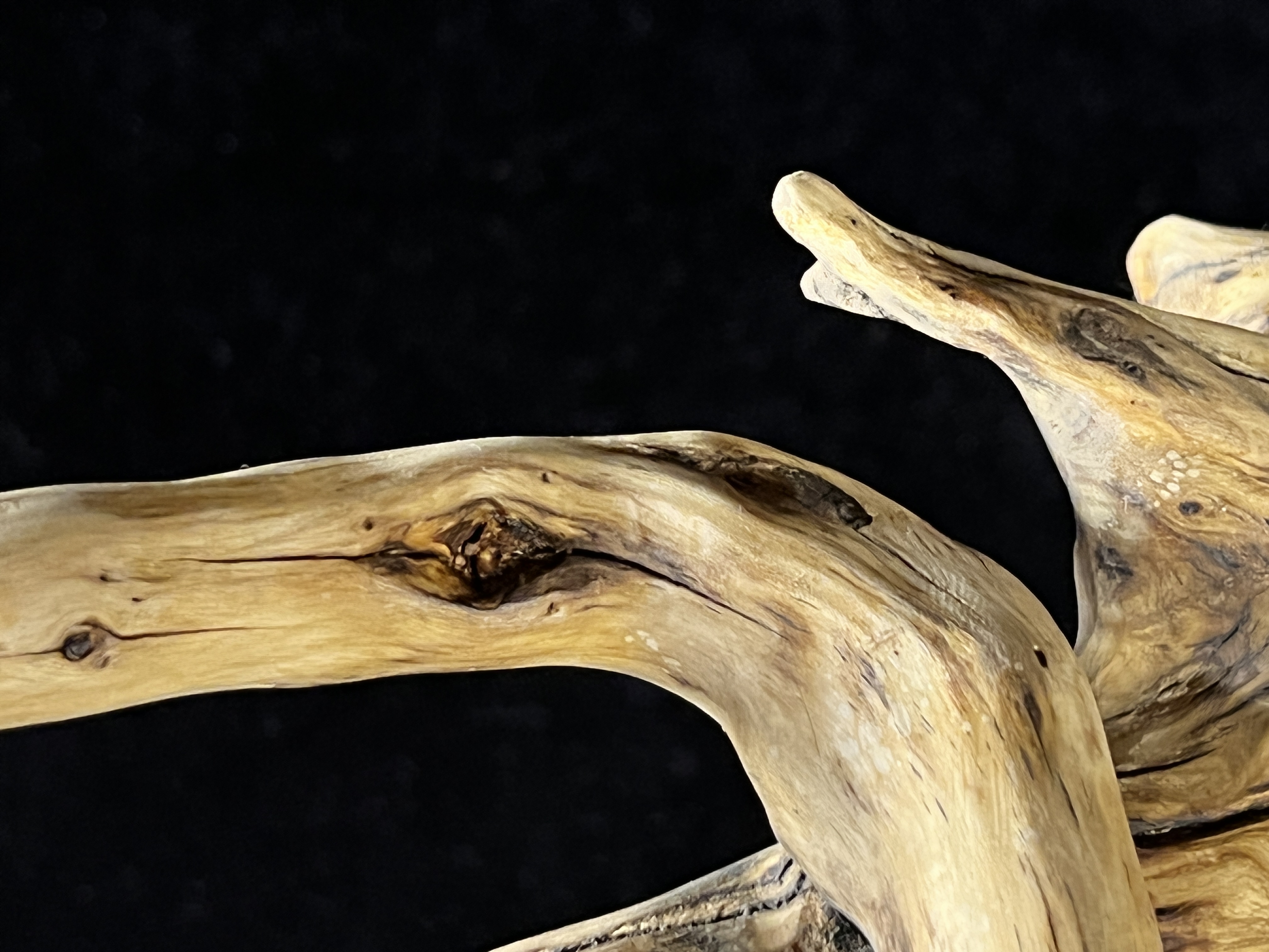 Original handmade random wooden ambient light 