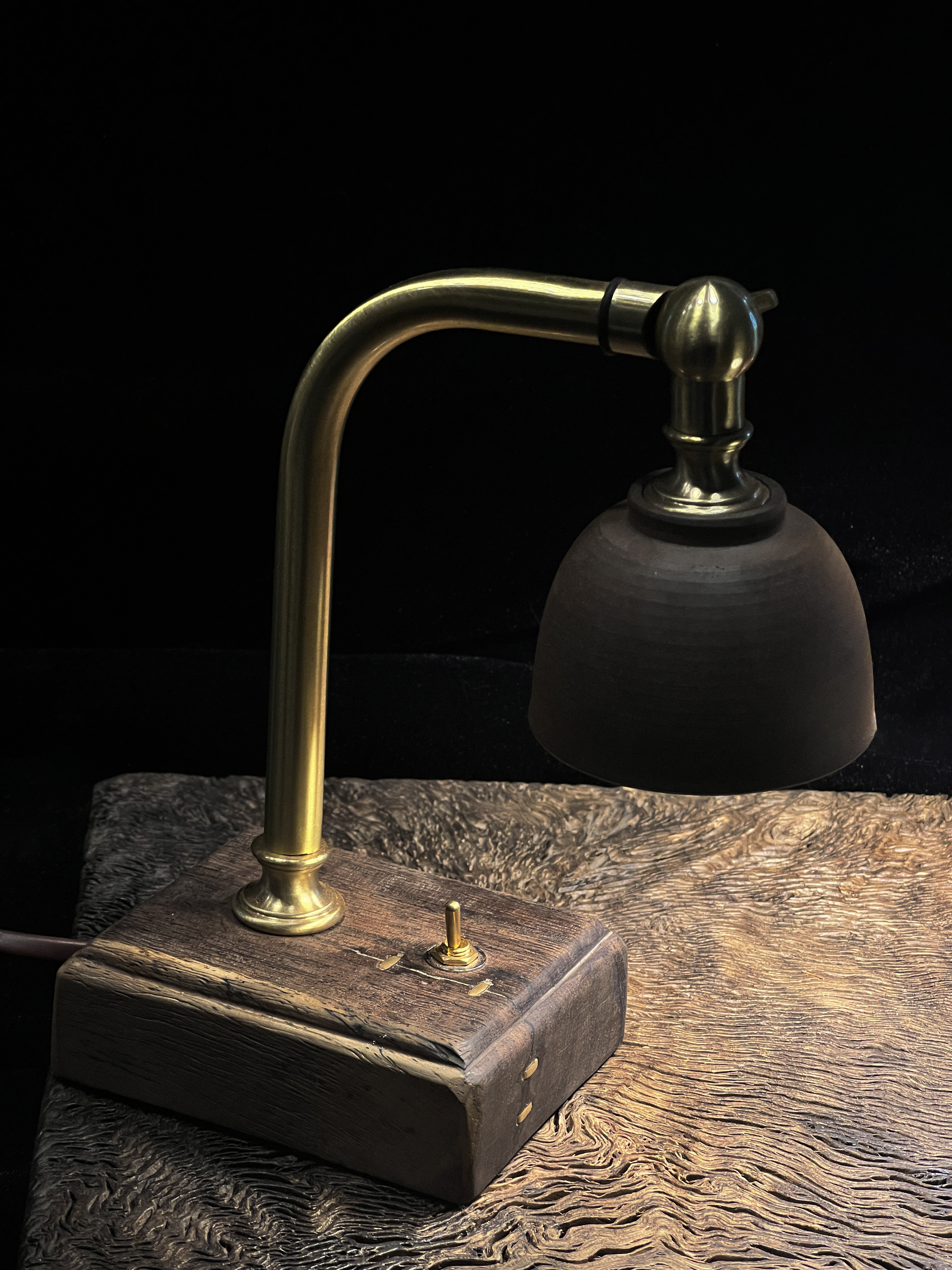 Original handmade retro industrial style night light 