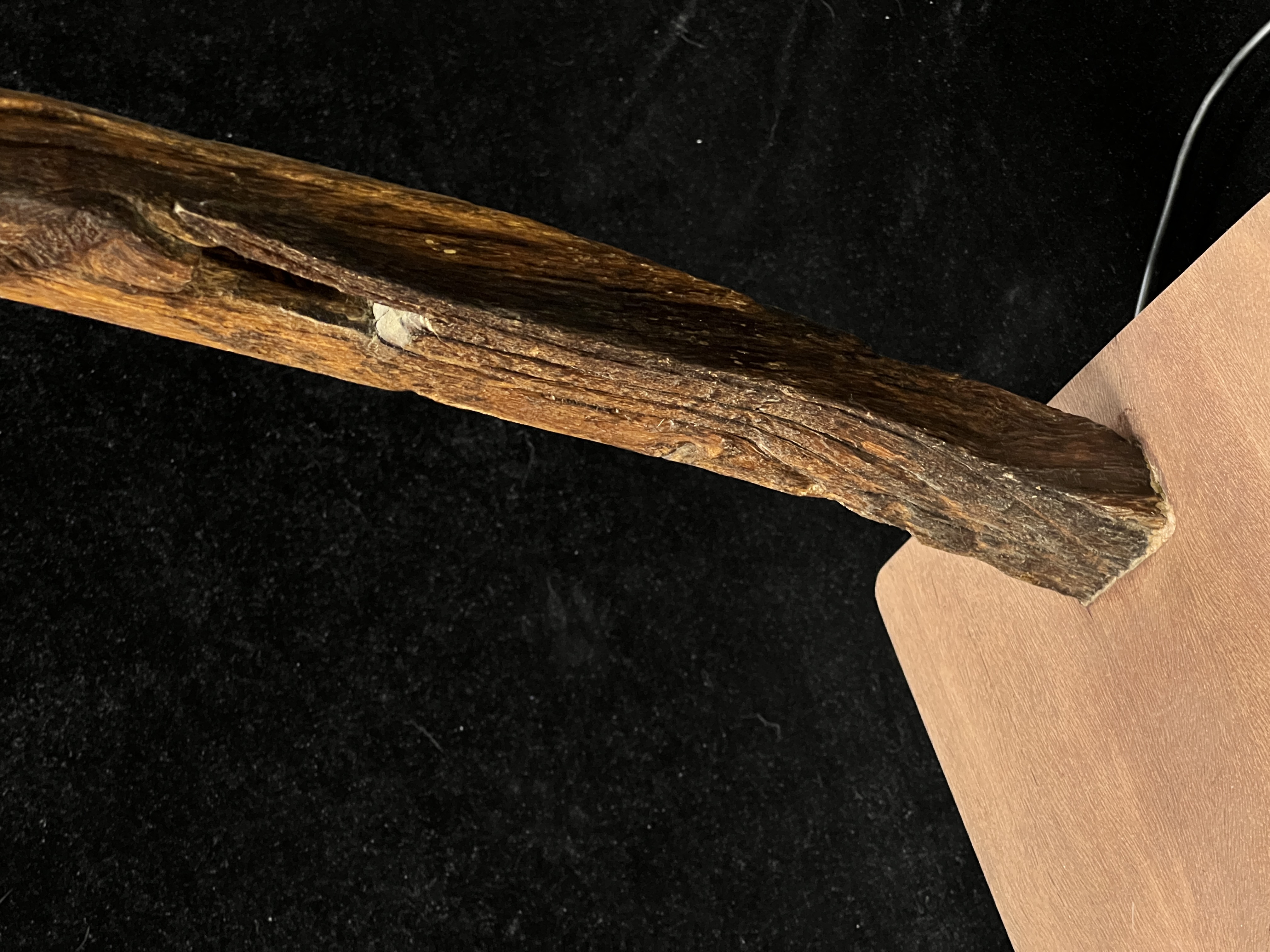 Original handmade old wood new Zen floor lamp 