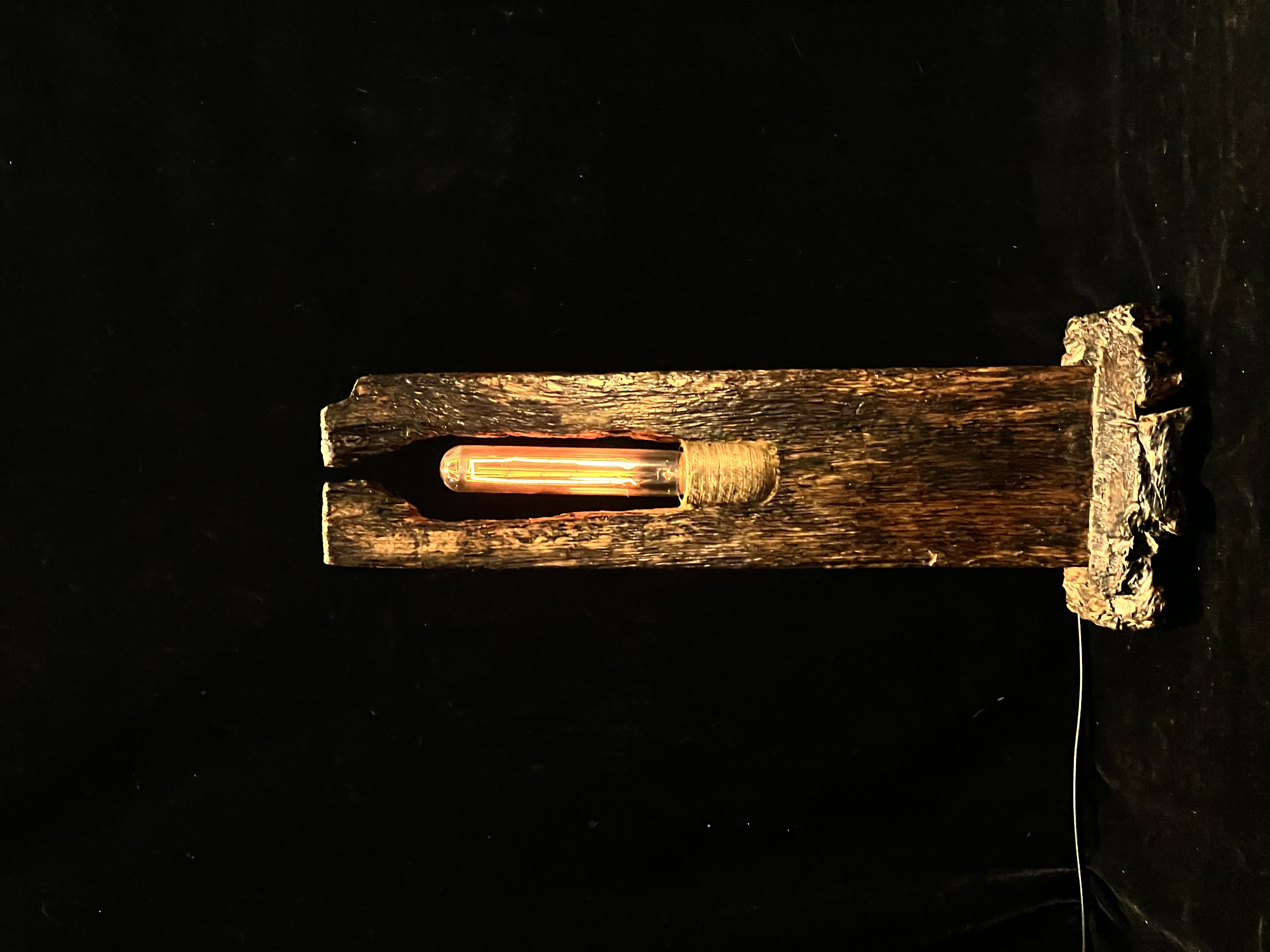 Original handmade old wood new atmosphere lamp 