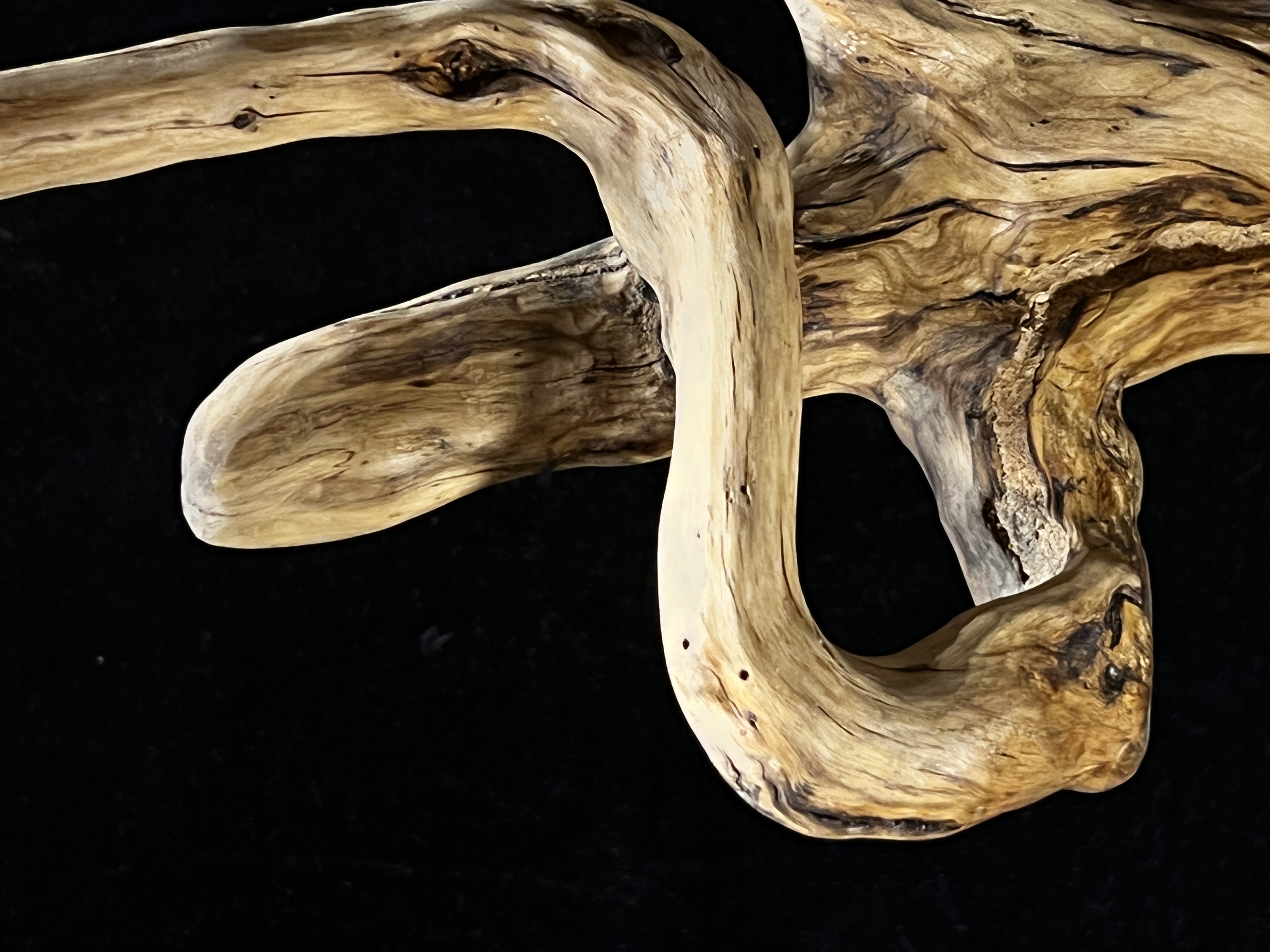 Original handmade random wooden ambient light 