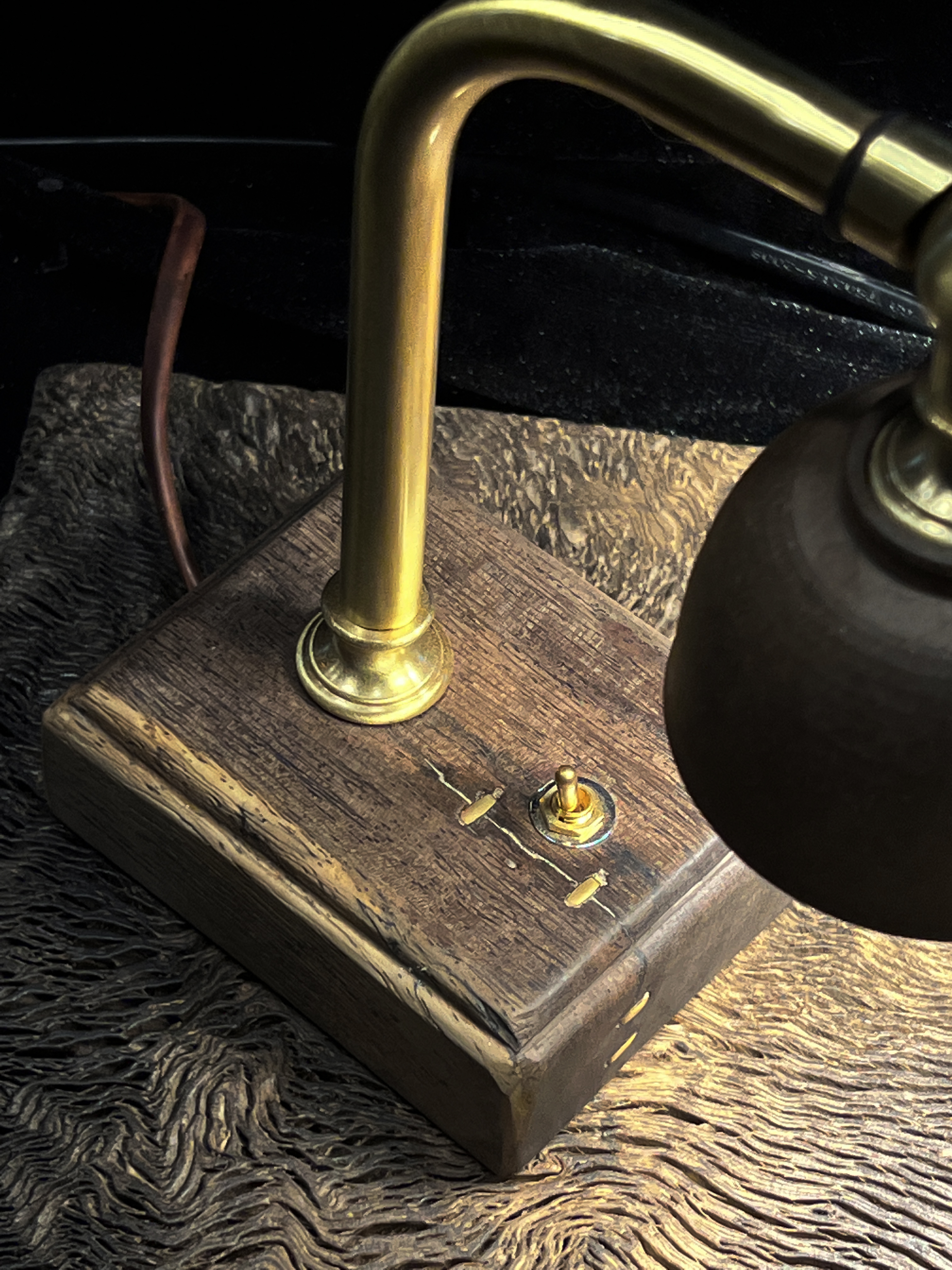 Original handmade retro industrial style night light 