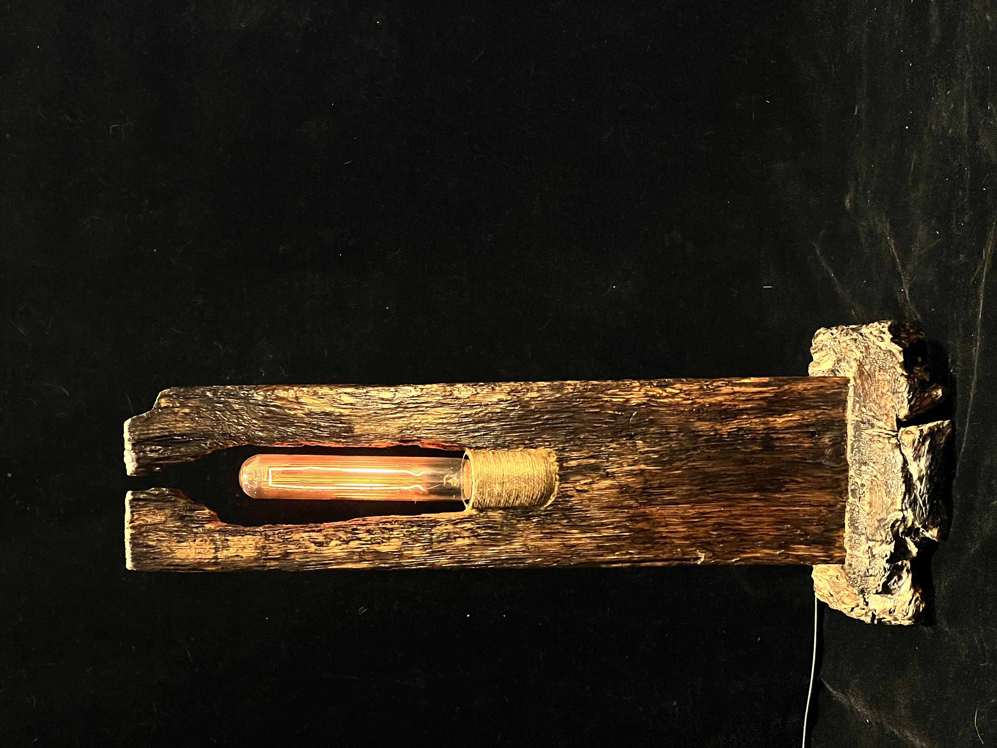 Original handmade old wood new atmosphere lamp 