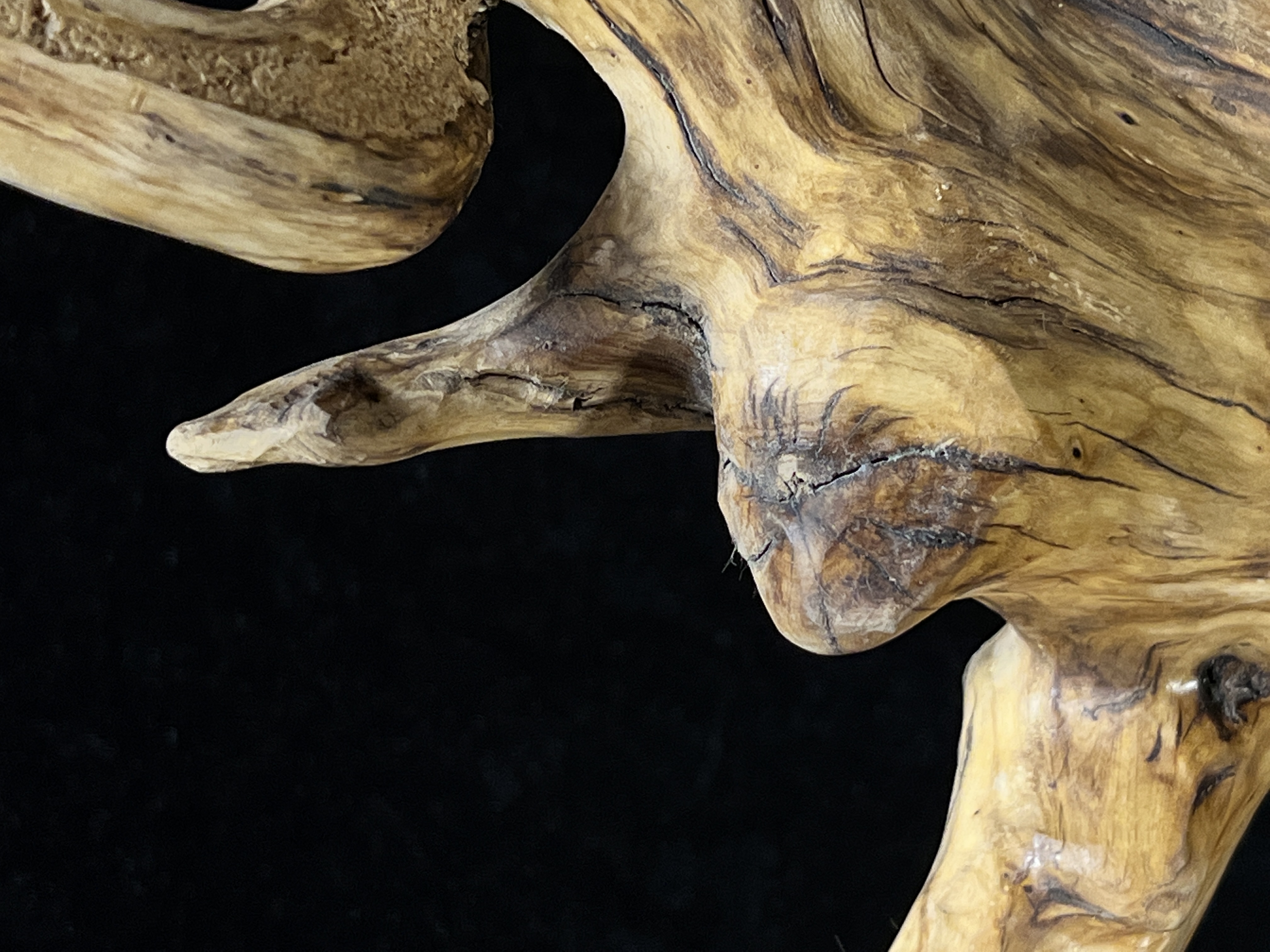 Original handmade random wooden ambient light 