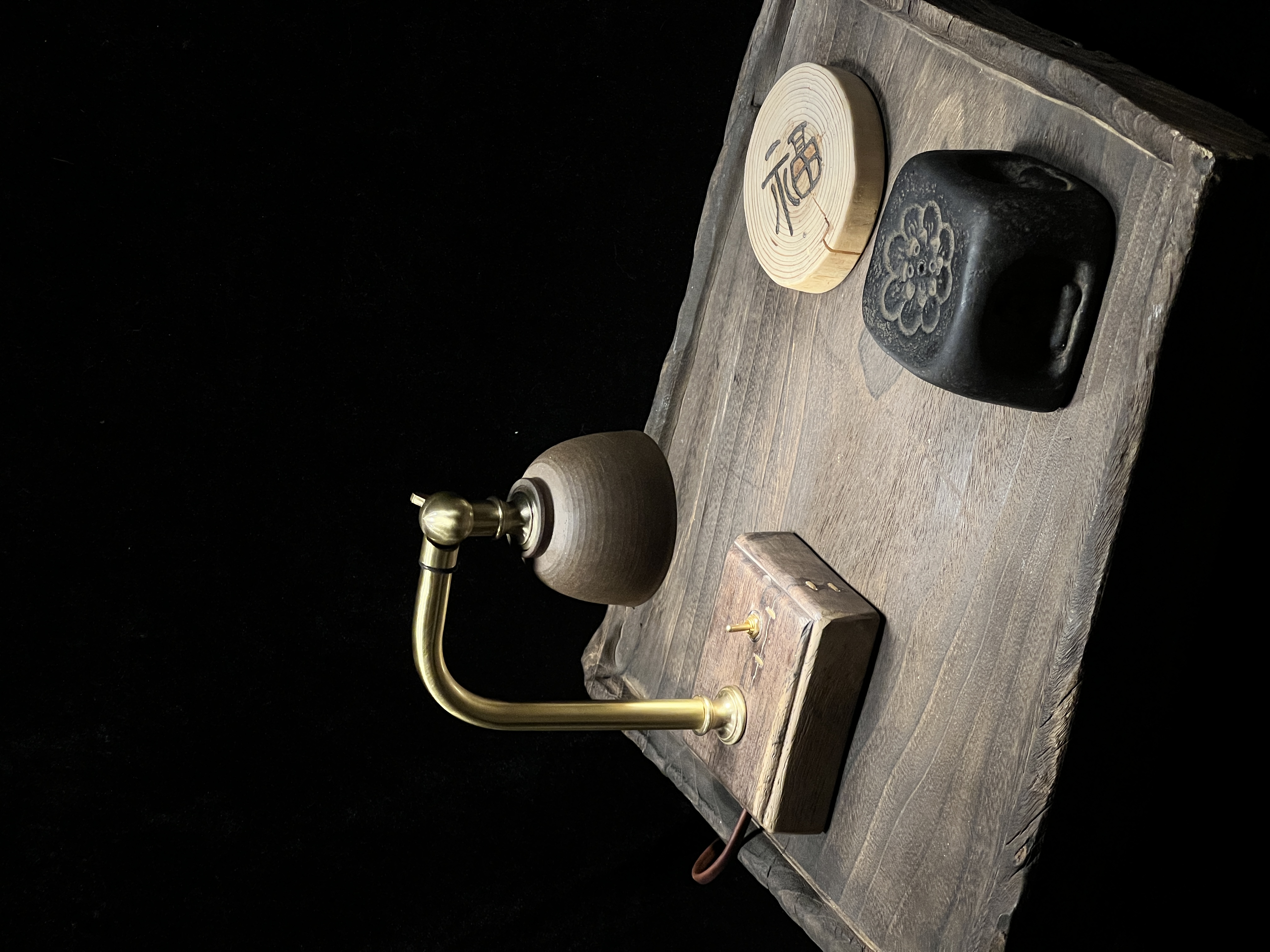 Original handmade retro industrial style night light 