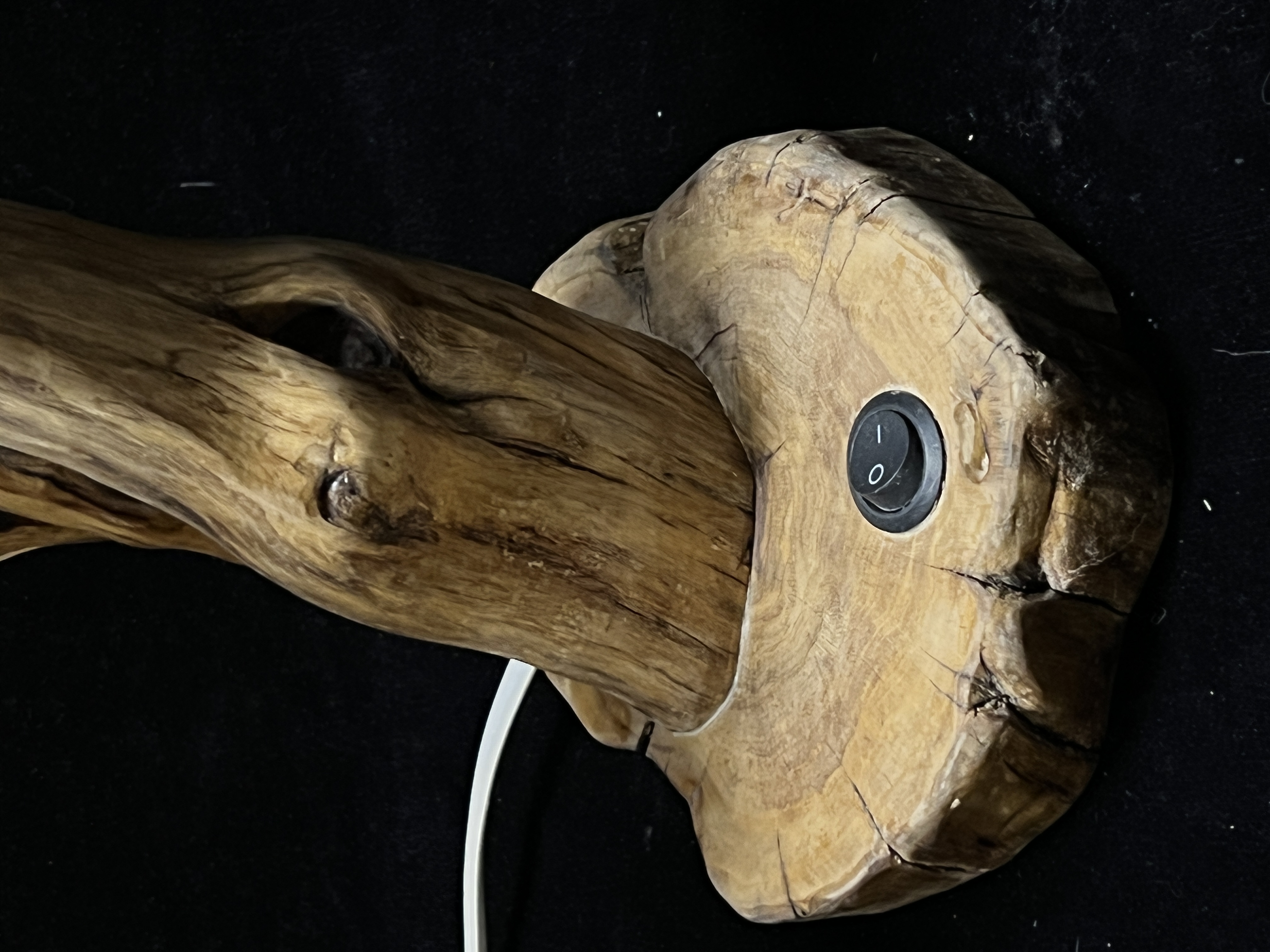 Original handmade random wooden ambient light 