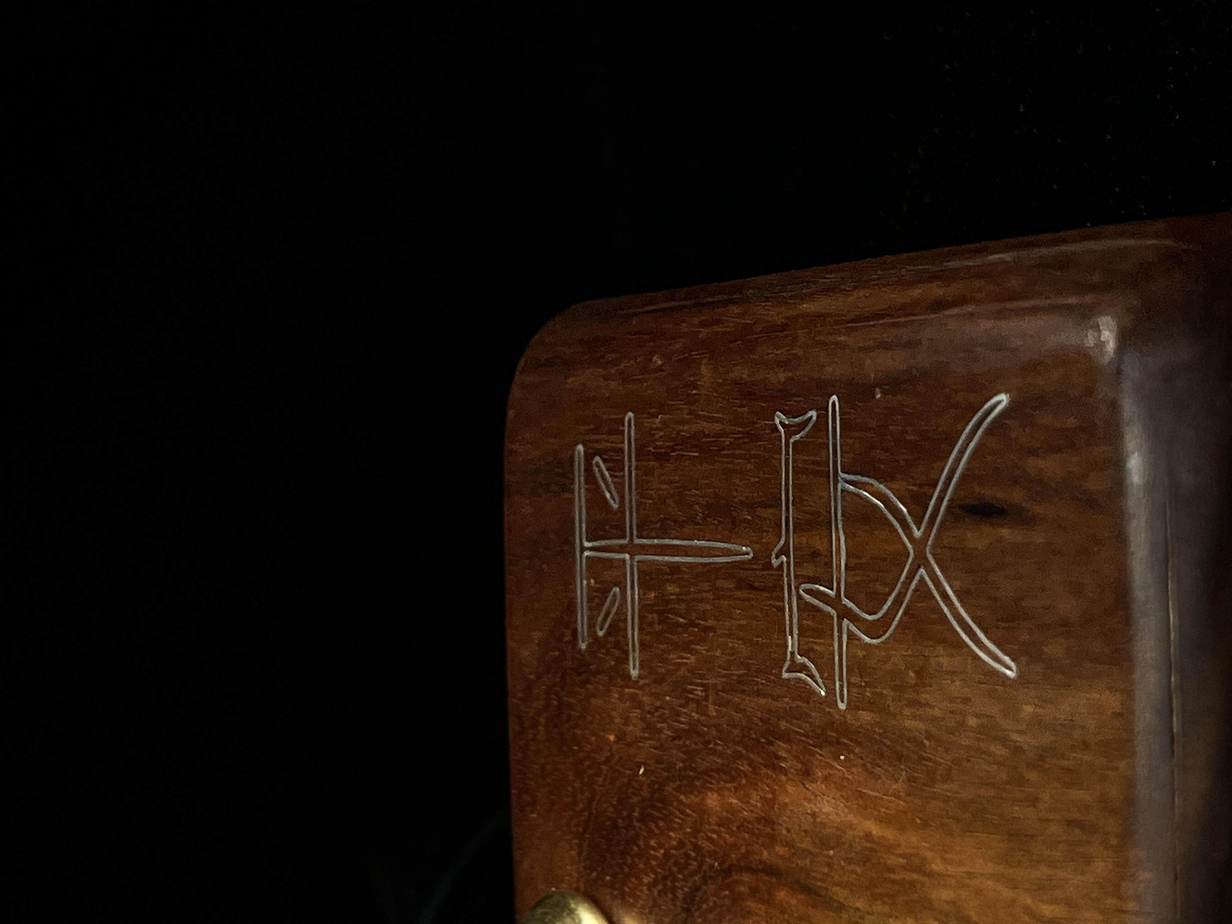 Original handmade retro industrial style silver-embedded table lamp 