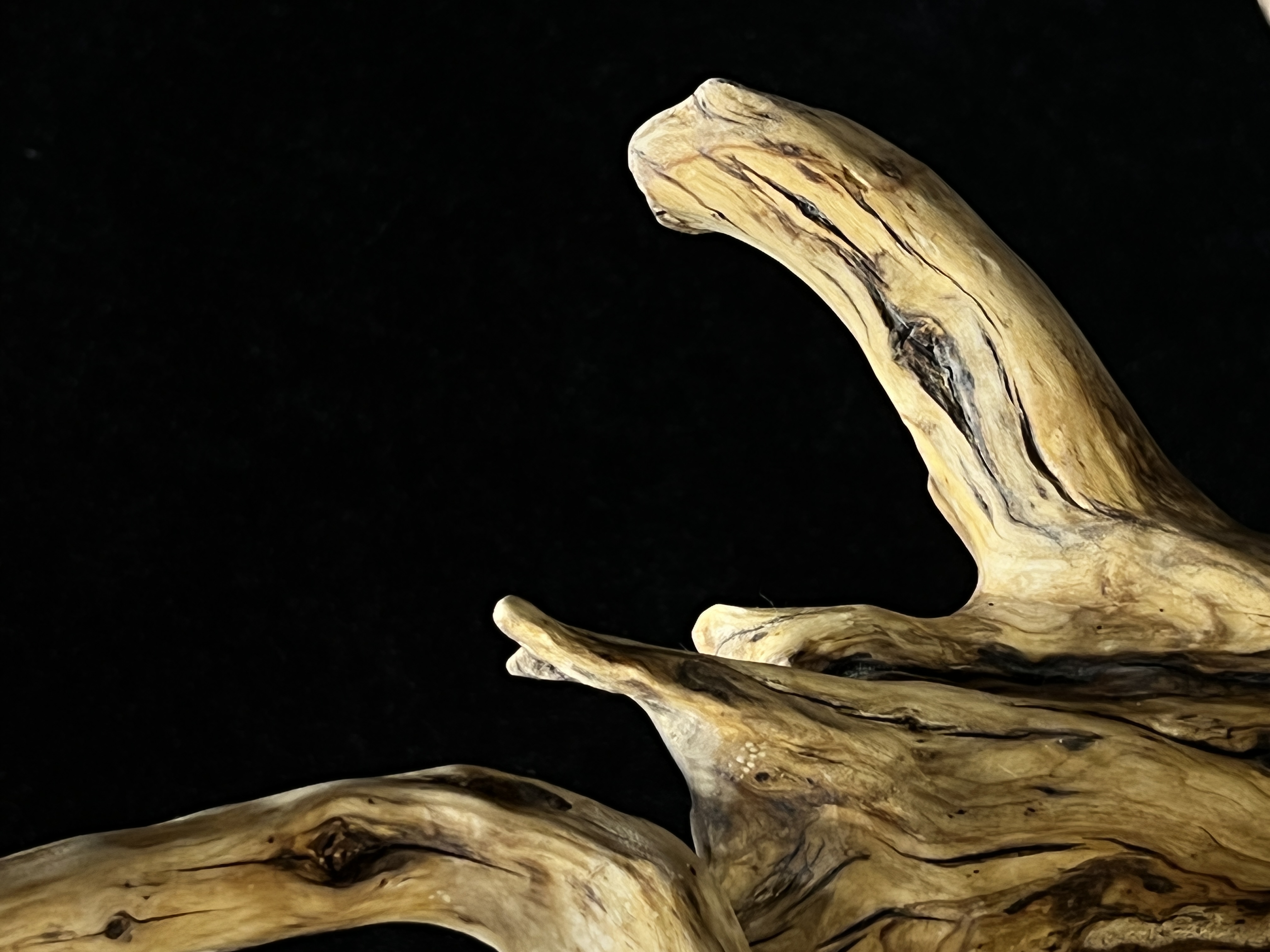 Original handmade random wooden ambient light 