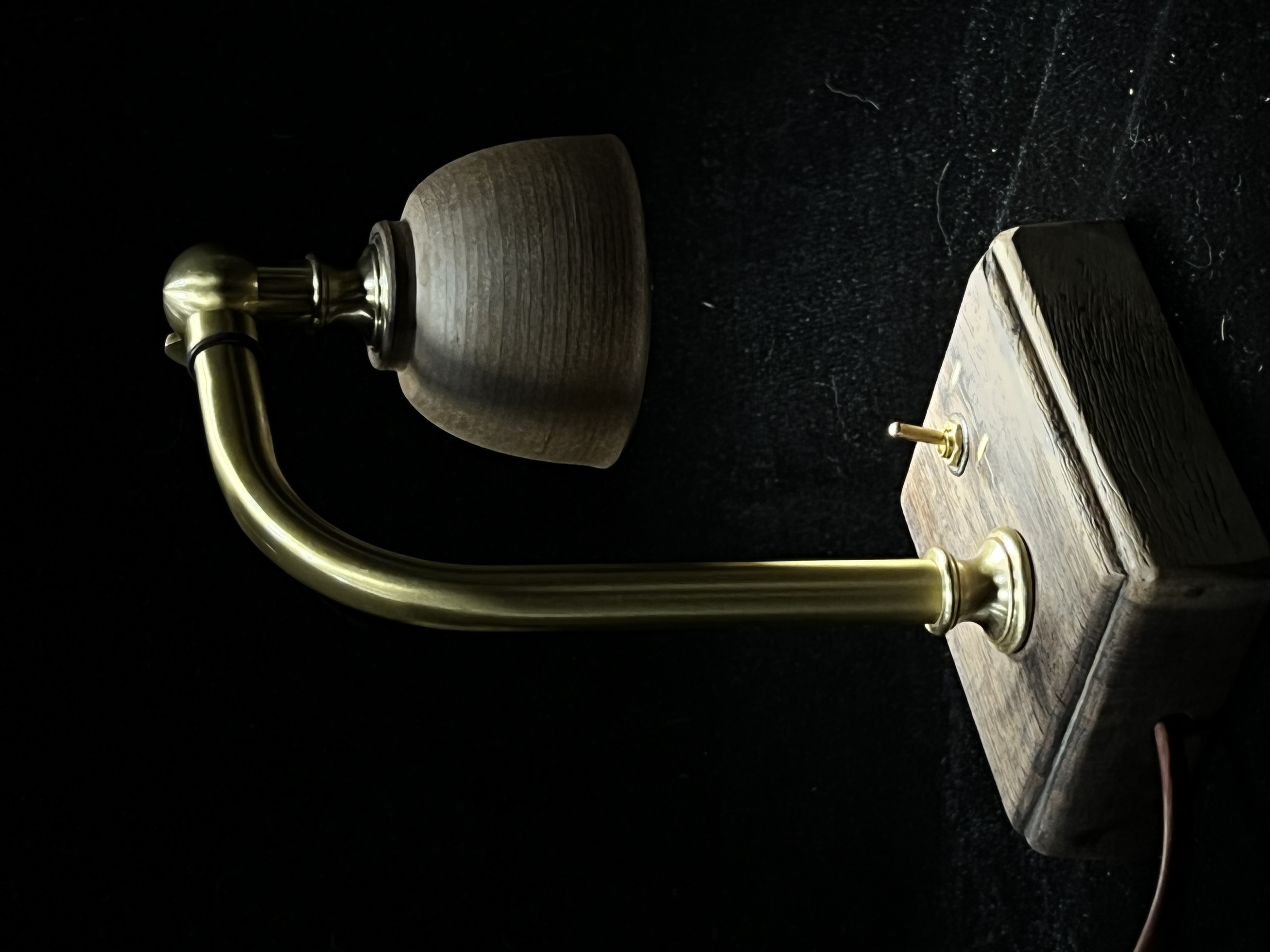 Original handmade retro industrial style night light 