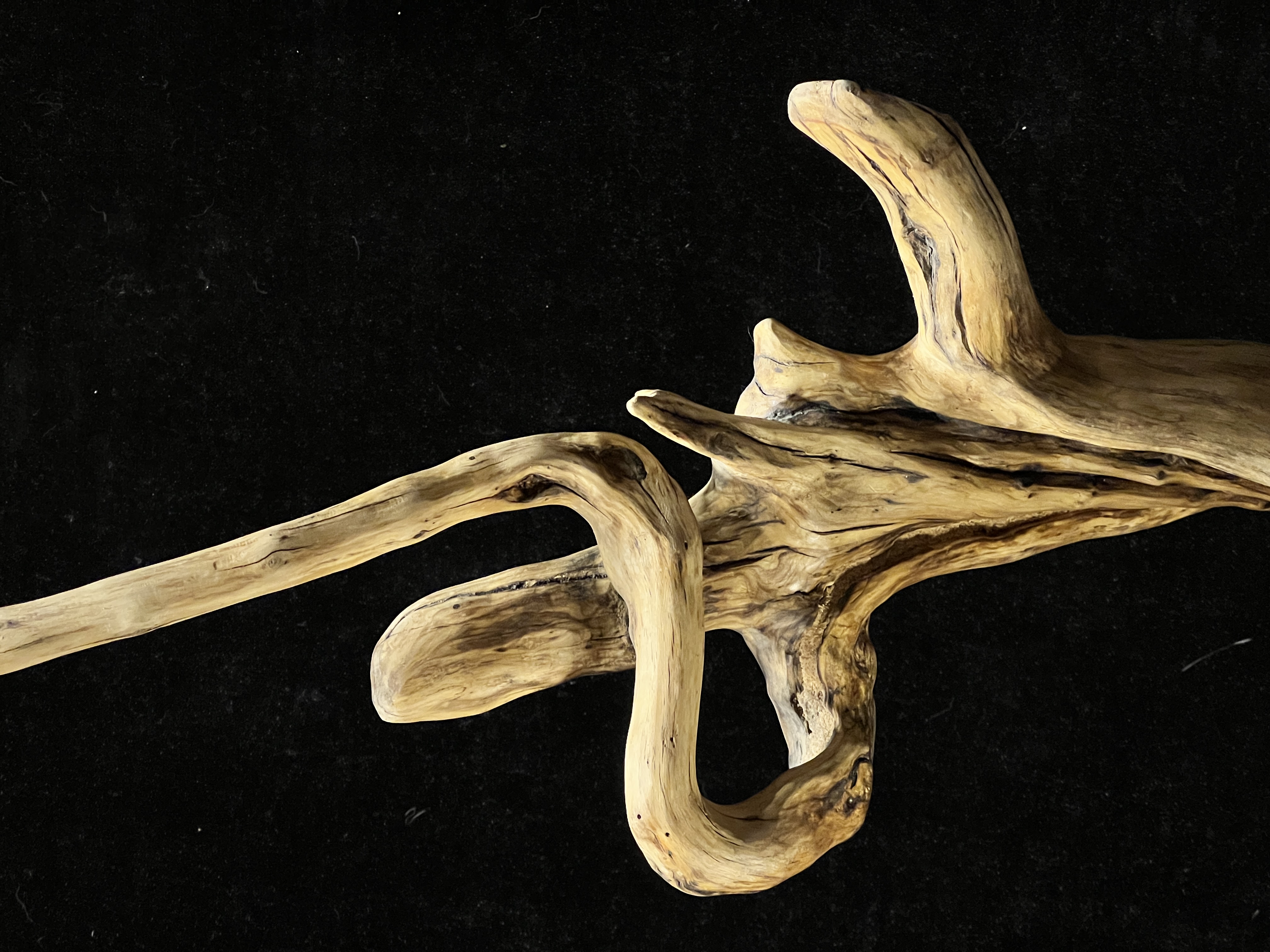 Original handmade random wooden ambient light 