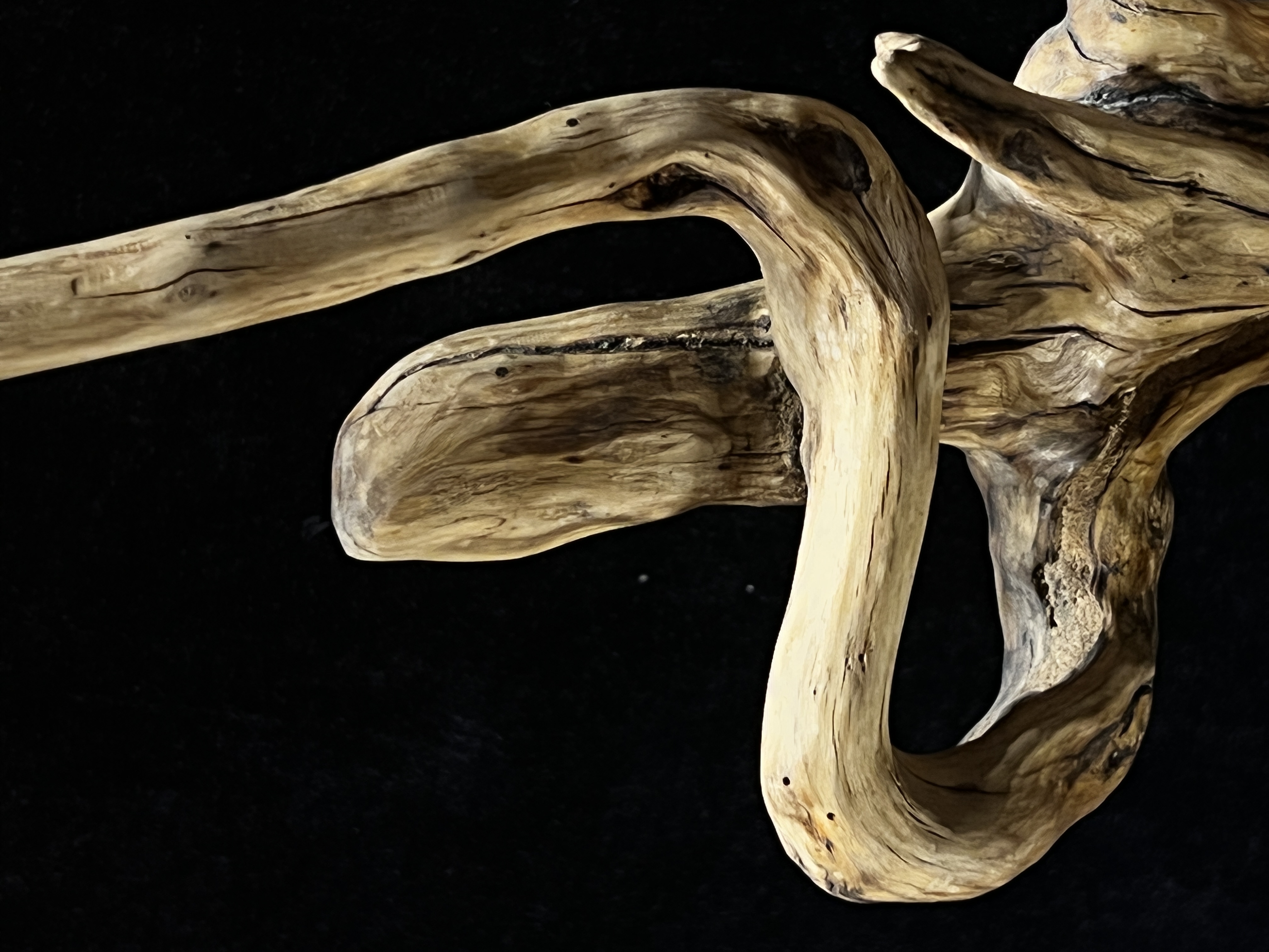 Original handmade random wooden ambient light 