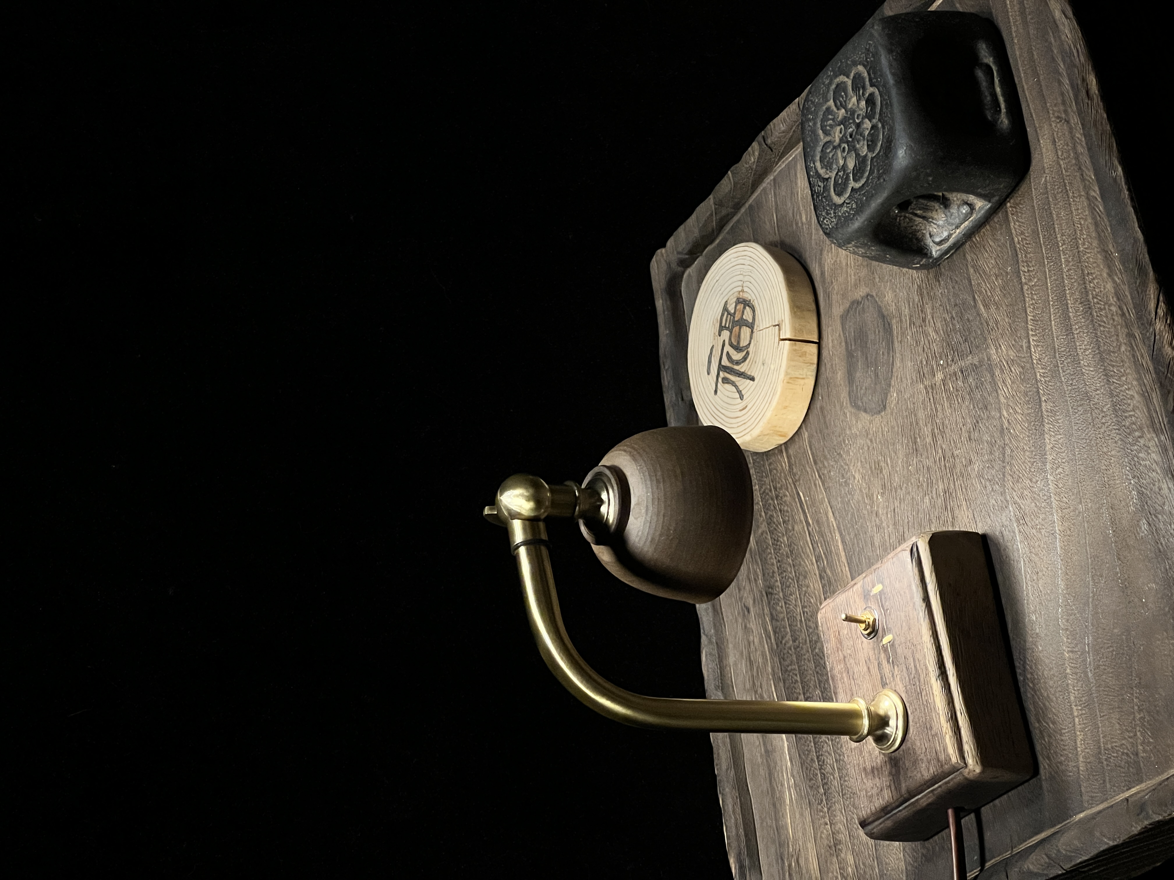 Original handmade retro industrial style night light 
