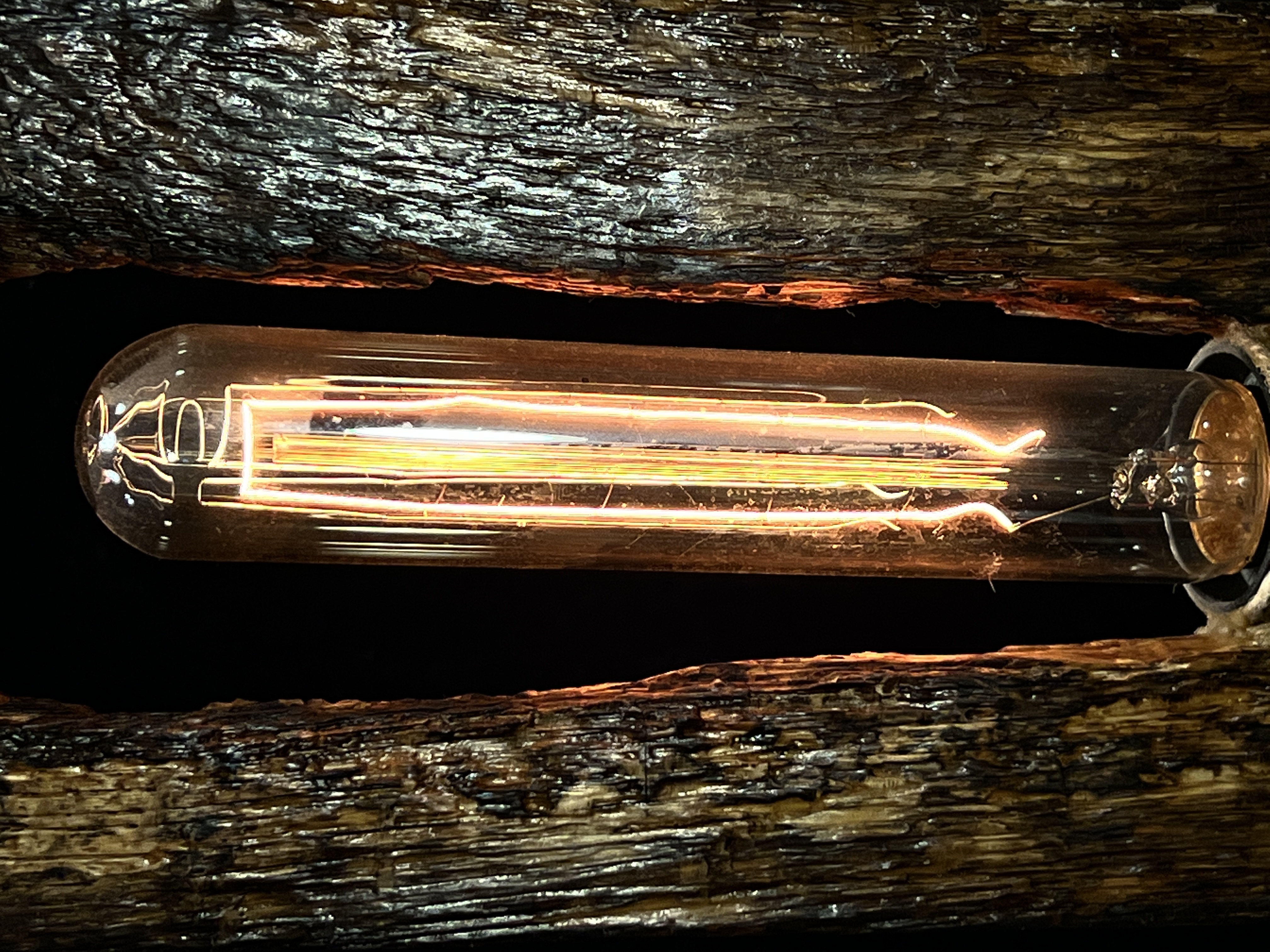 Original handmade old wood new atmosphere lamp 