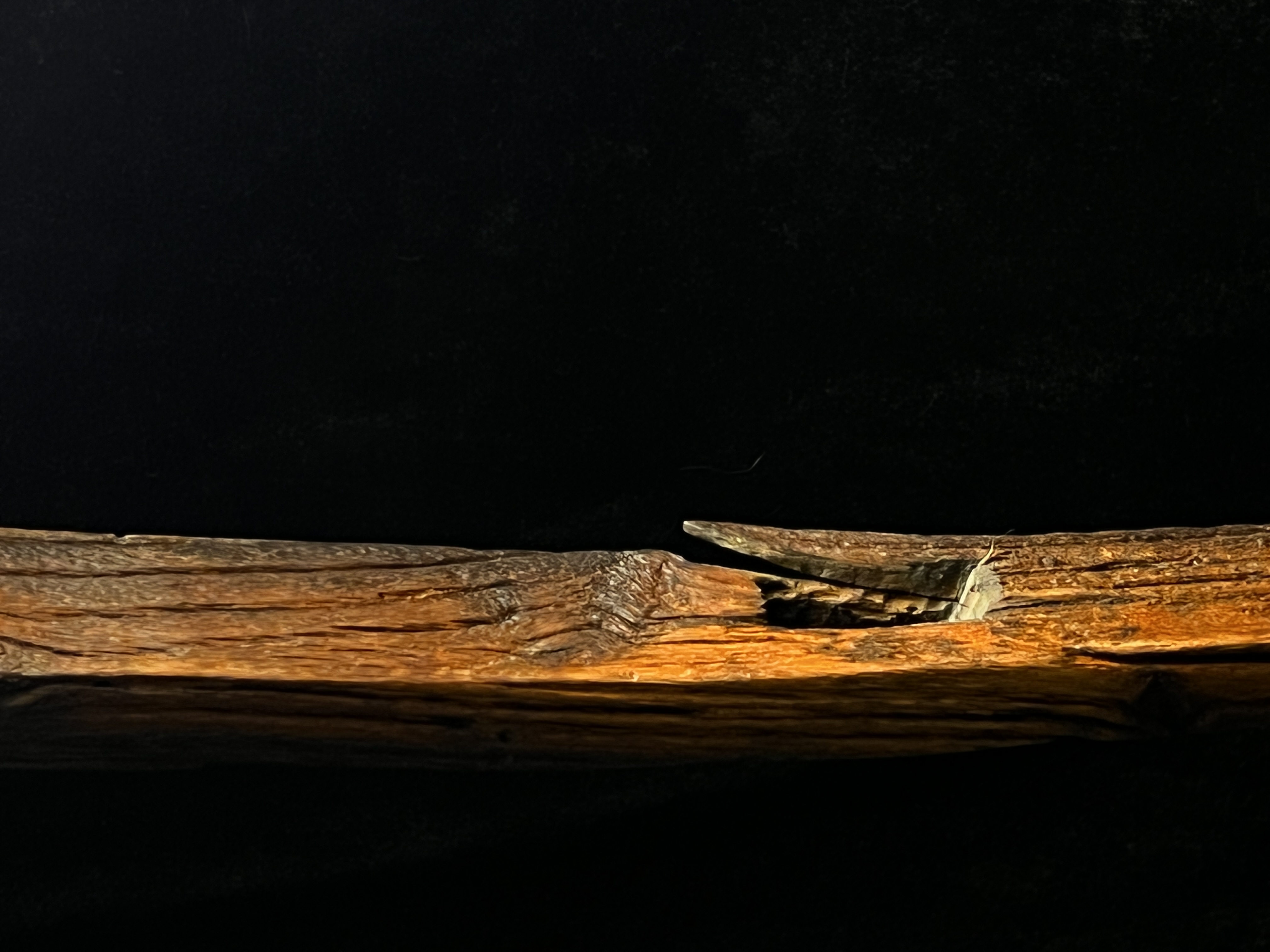 Original handmade old wood new Zen floor lamp 