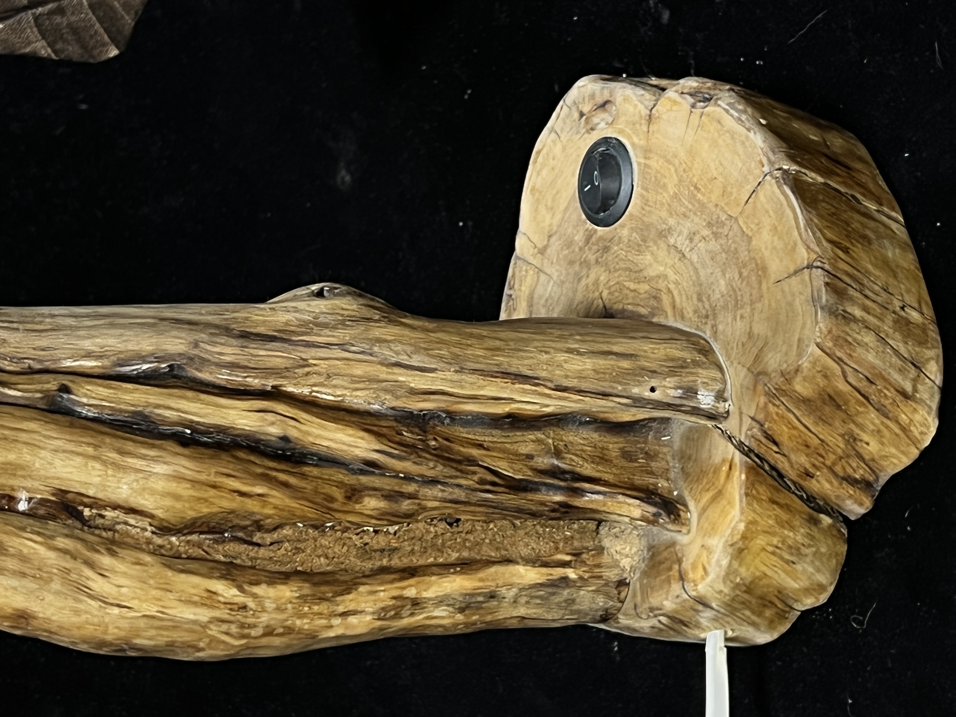 Original handmade random wooden ambient light 