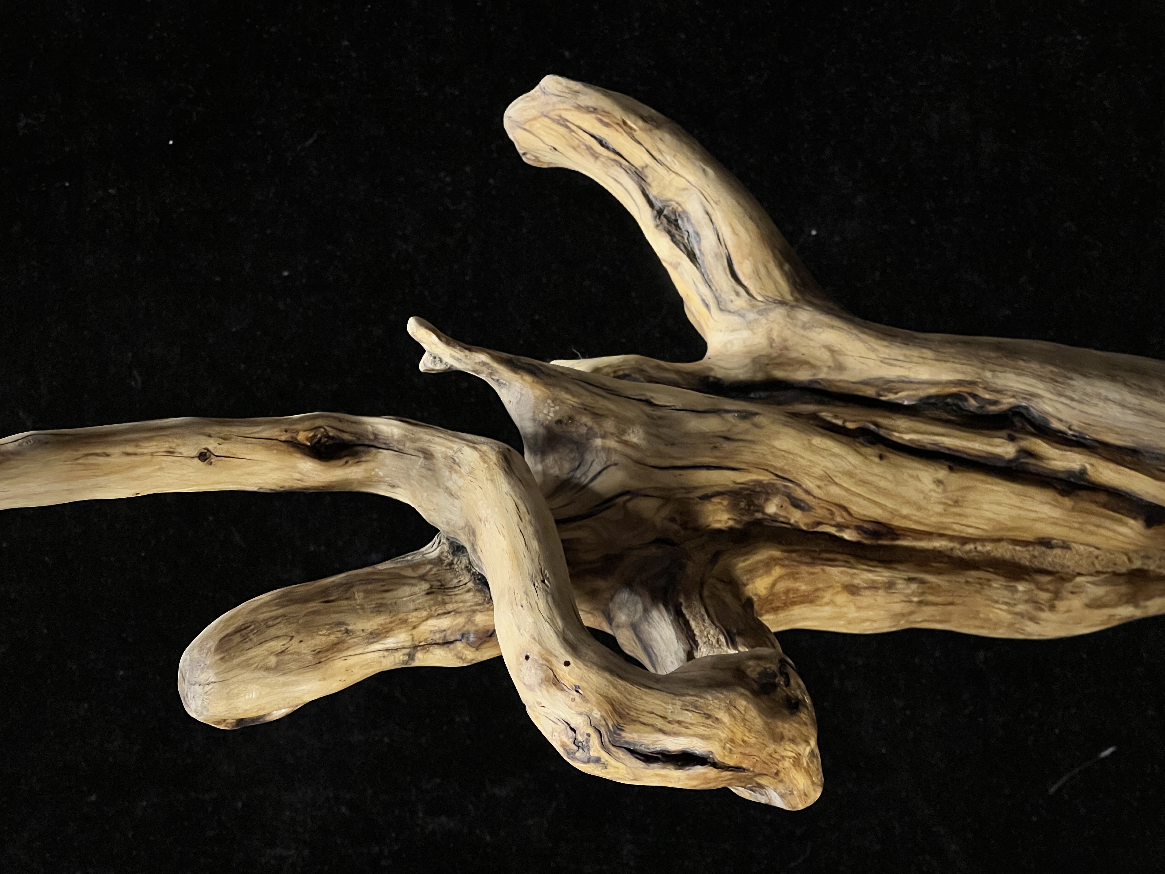 Original handmade random wooden ambient light 