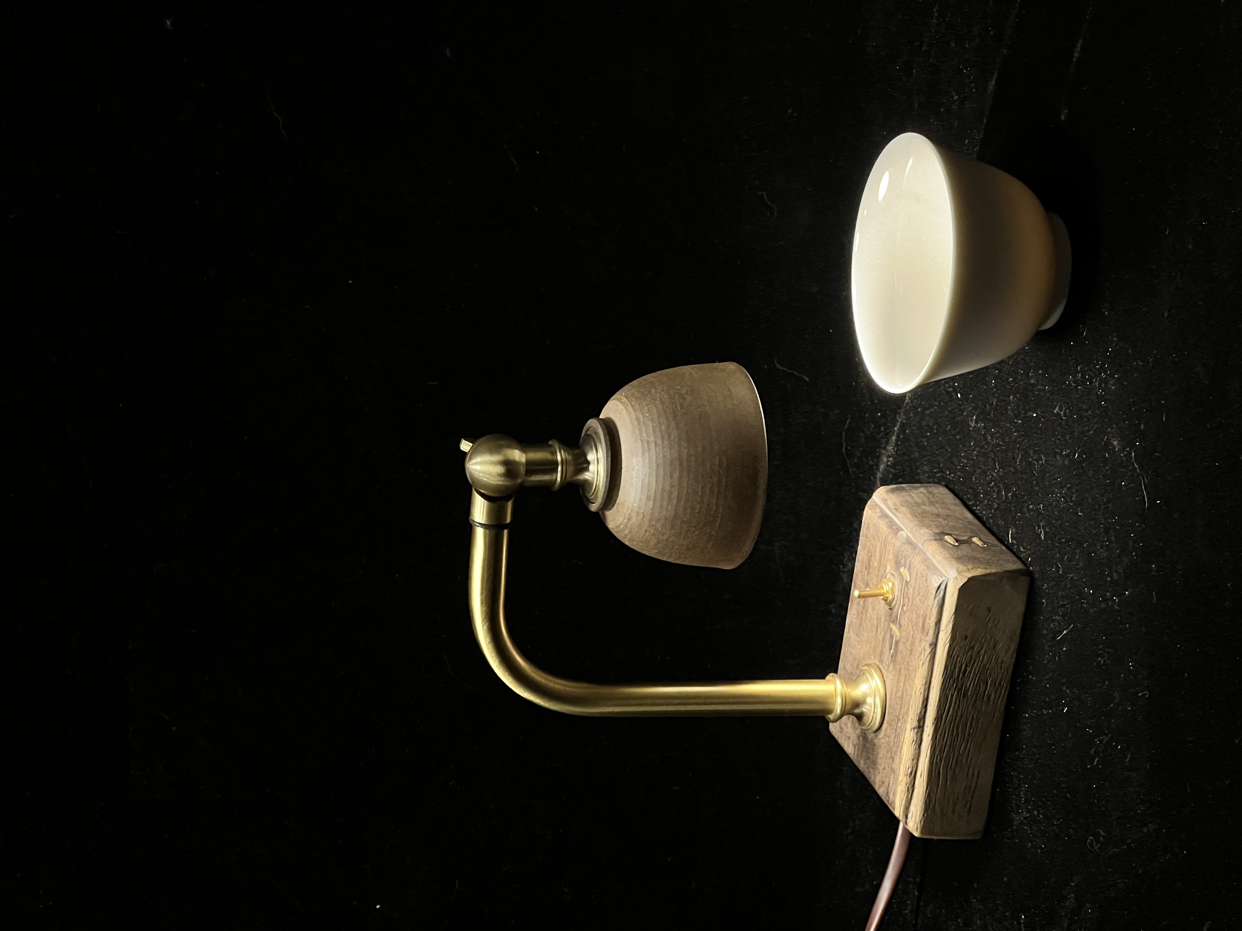 Original handmade retro industrial style night light 