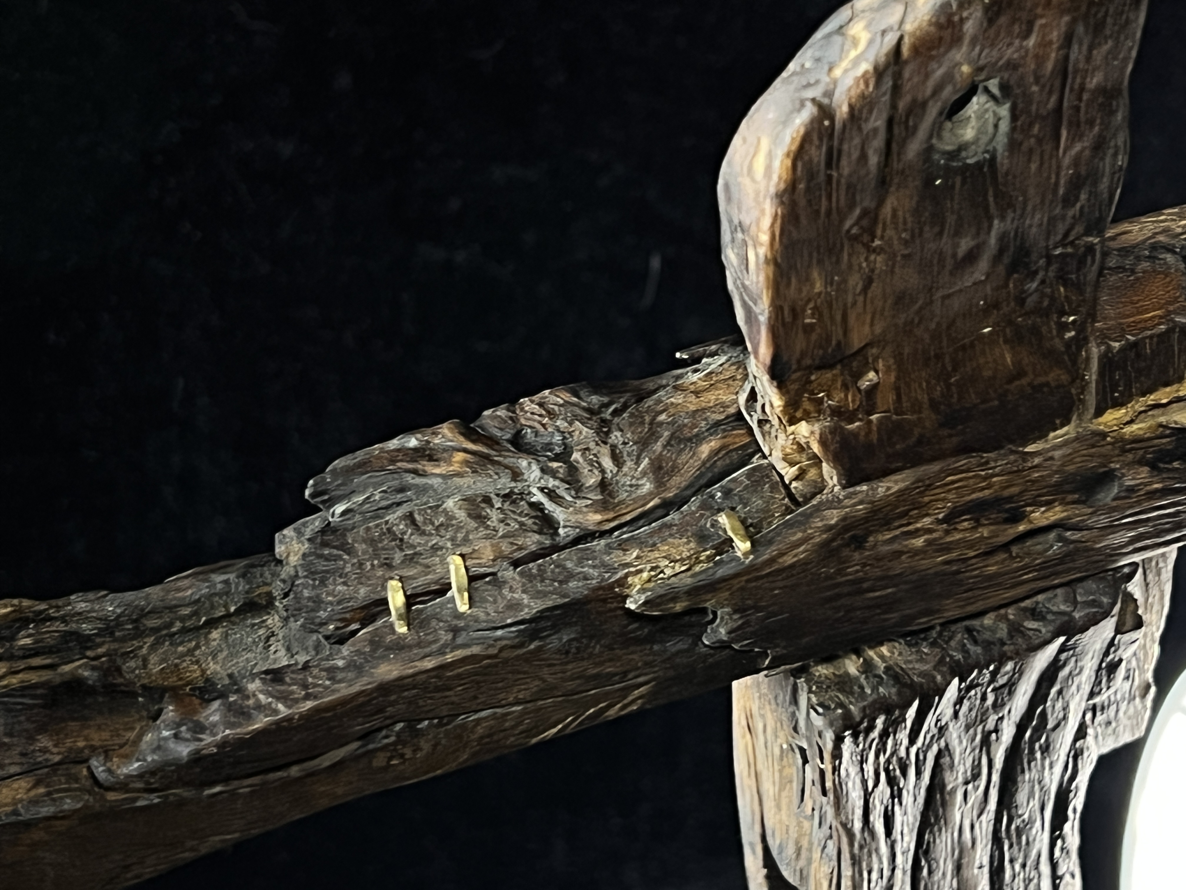 Original handmade old wood new Zen floor lamp 