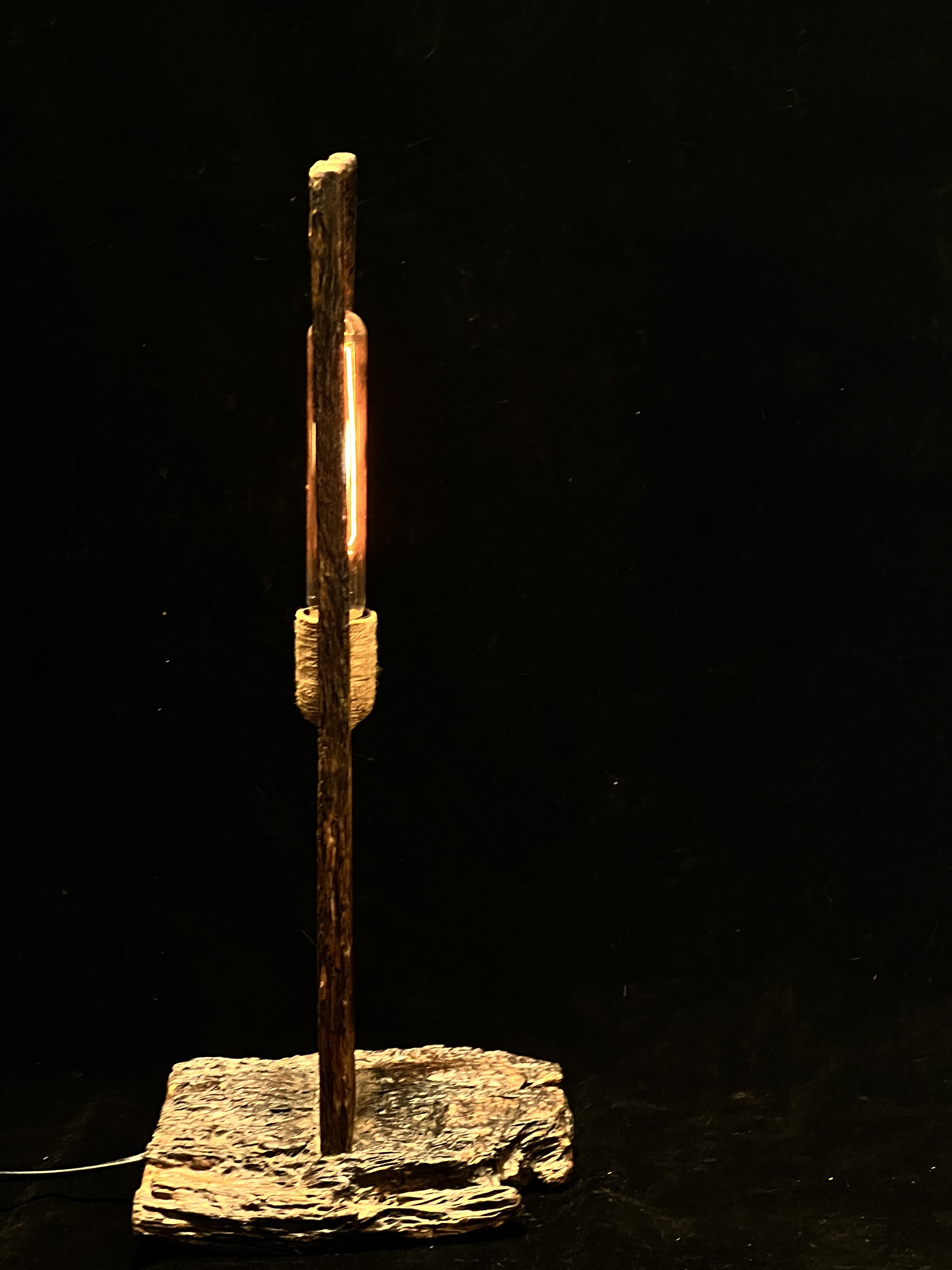 Original handmade old wood new atmosphere lamp 