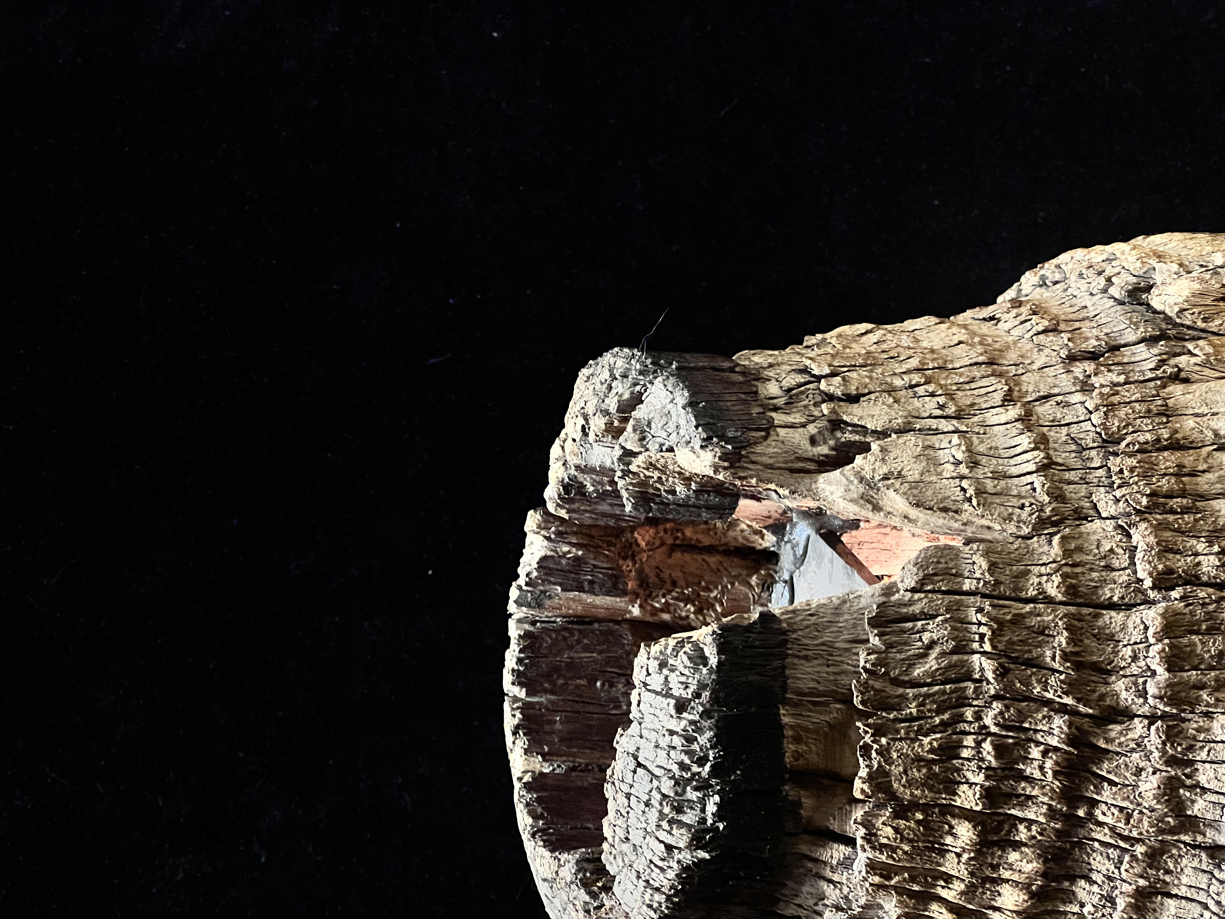 Original handmade old wood and new atmosphere light 