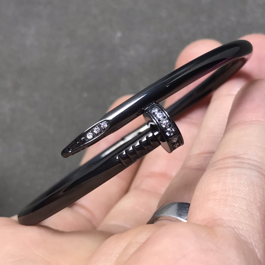 Cartier diamond-set nail bracelet