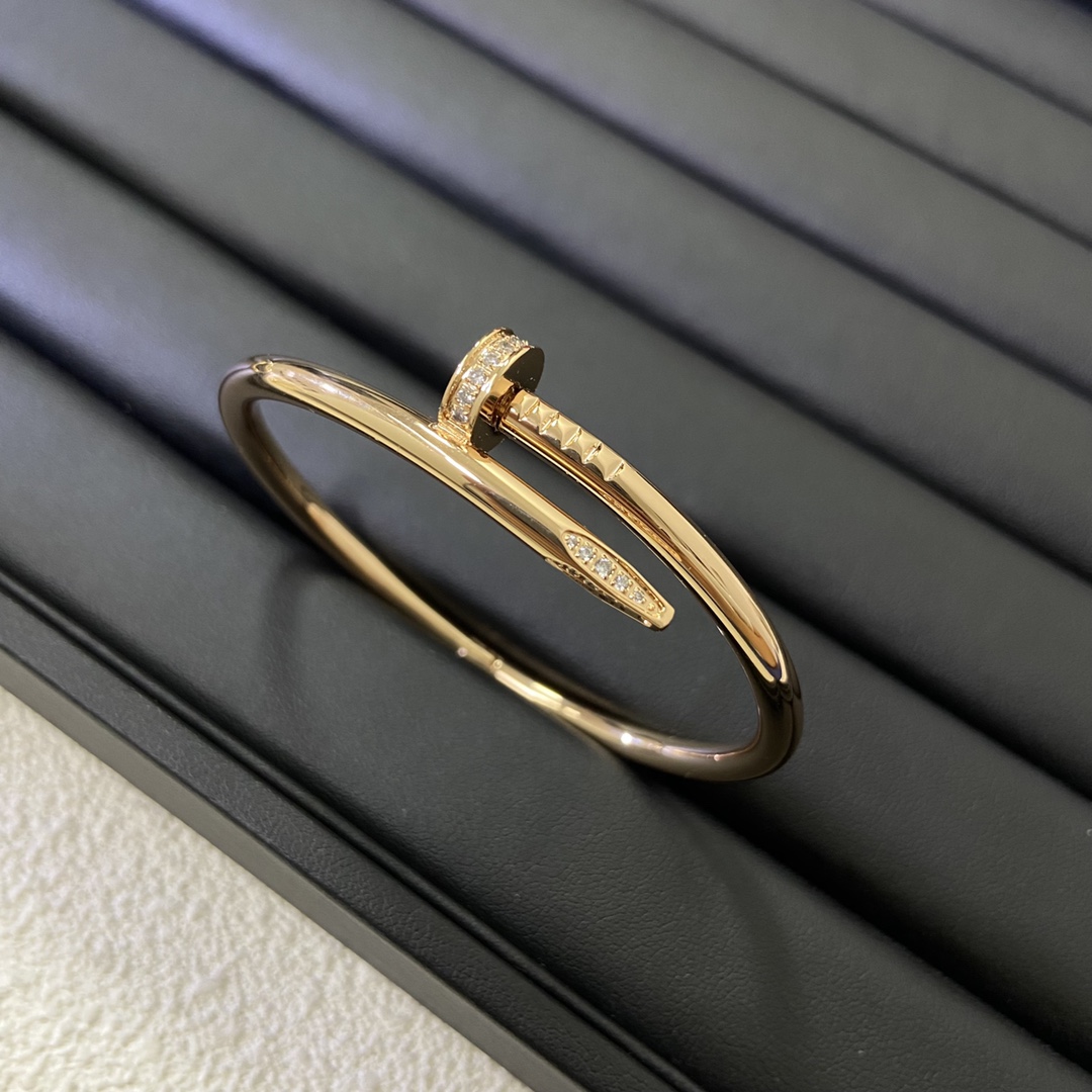 Cartier diamond-set nail bracelet