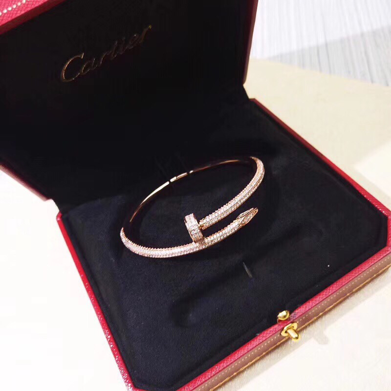 Cartier bracelet Full diamond nail bracelet